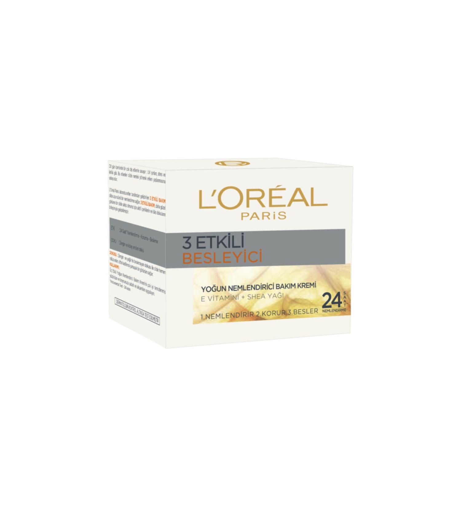 L'Oreal Paris 3 Effect Nourishing Cream 50 Ml