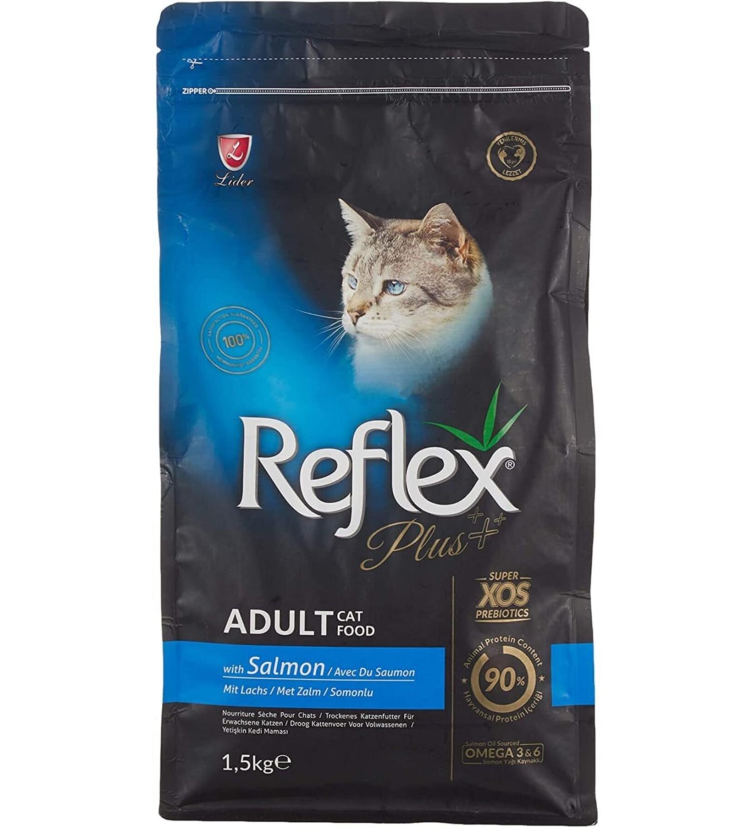 Reflex Plus Adult Cat Food with Salmon 1.5 Kg