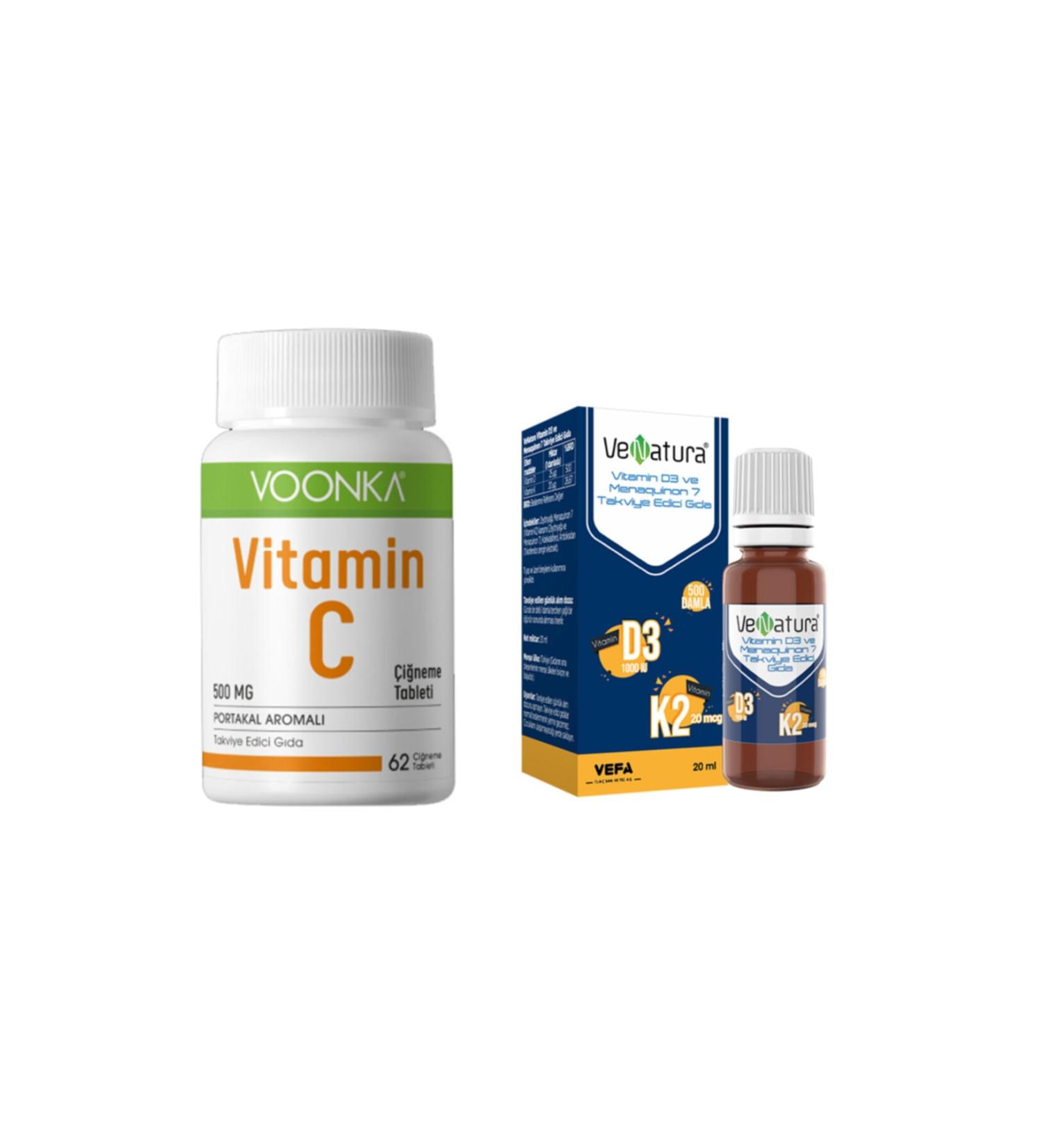 Venatura D3 K2 And Voonka Vitamin C Winter Package