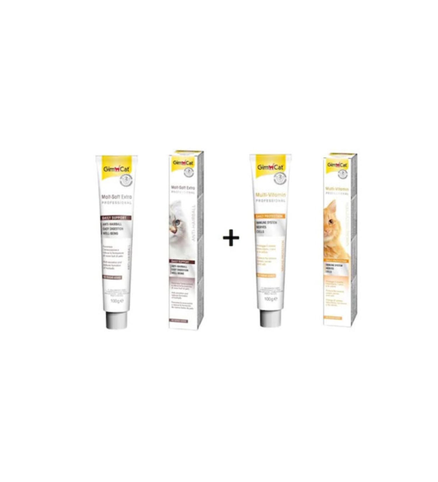 Gimcat 100 gr Malt Soft Extra And 100 gr Vitamin