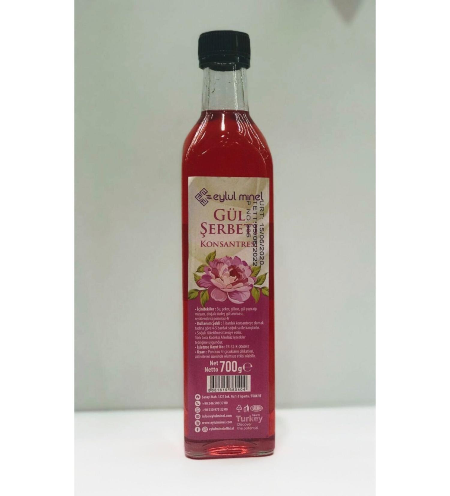SUGARWORLD Eyl l Minel Rose Sherbet Concentrate 700gr