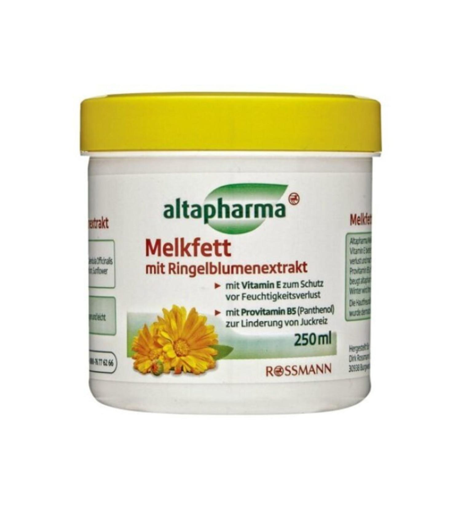 ROSSMANN Altapharma Calendula Flower Extract Intensive Care Cream 250 Ml