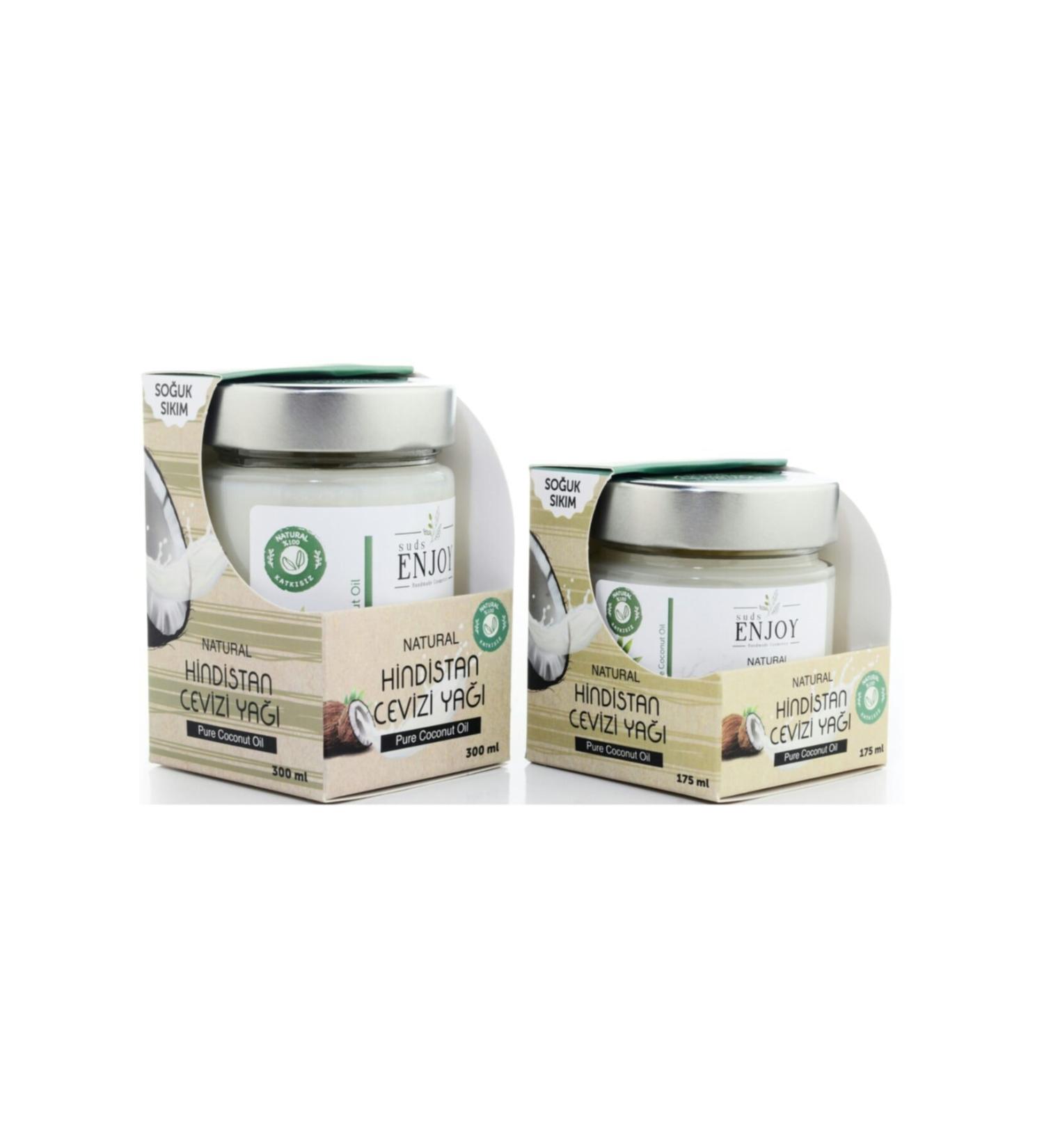 Enjoy Coconut Oil Pure Natural Cold Pressed 300 Ml + 175 Ml