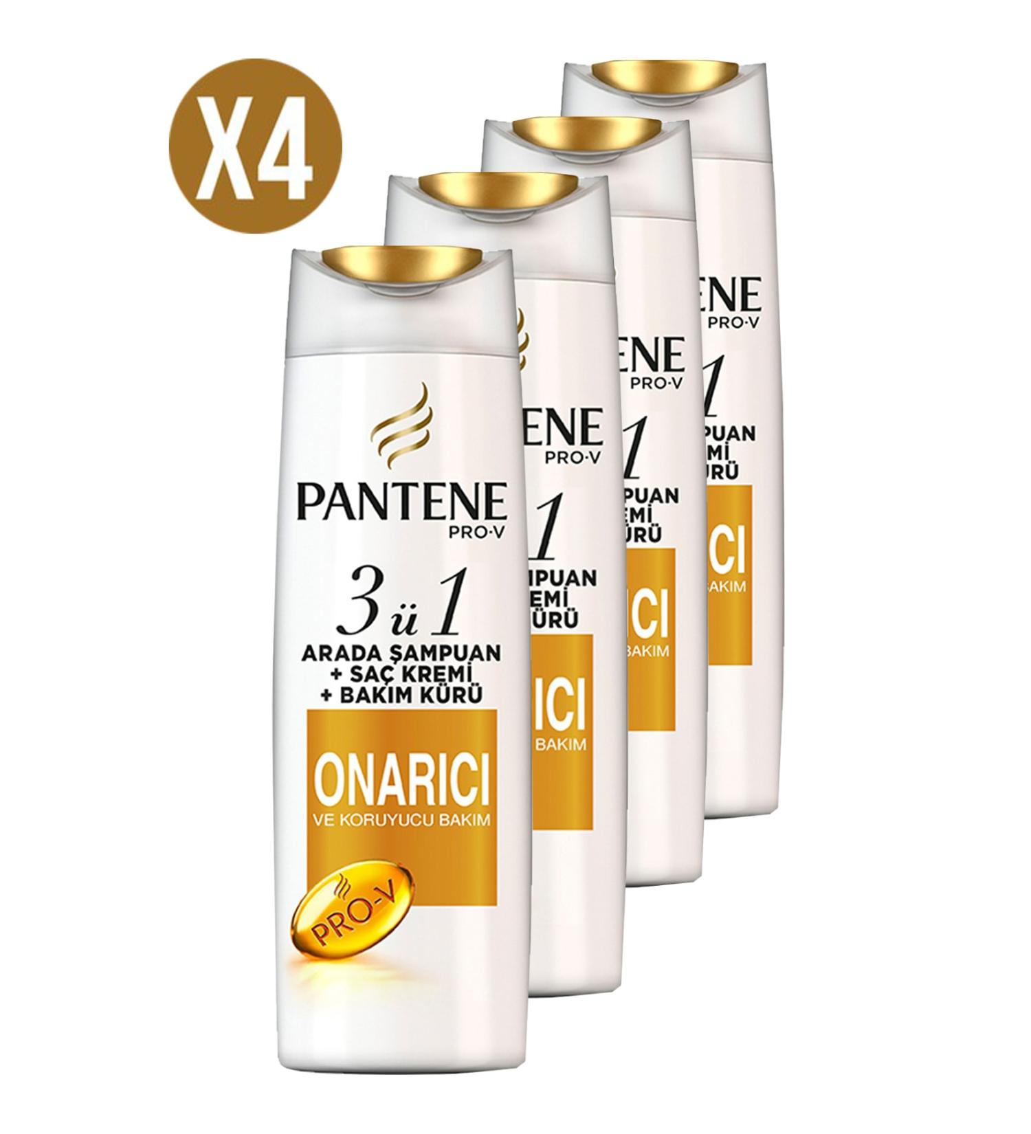 Pantene Shampoo Repair and Protective Care 200 Ml. Set of 4 - Buy Online on GoSupps.com