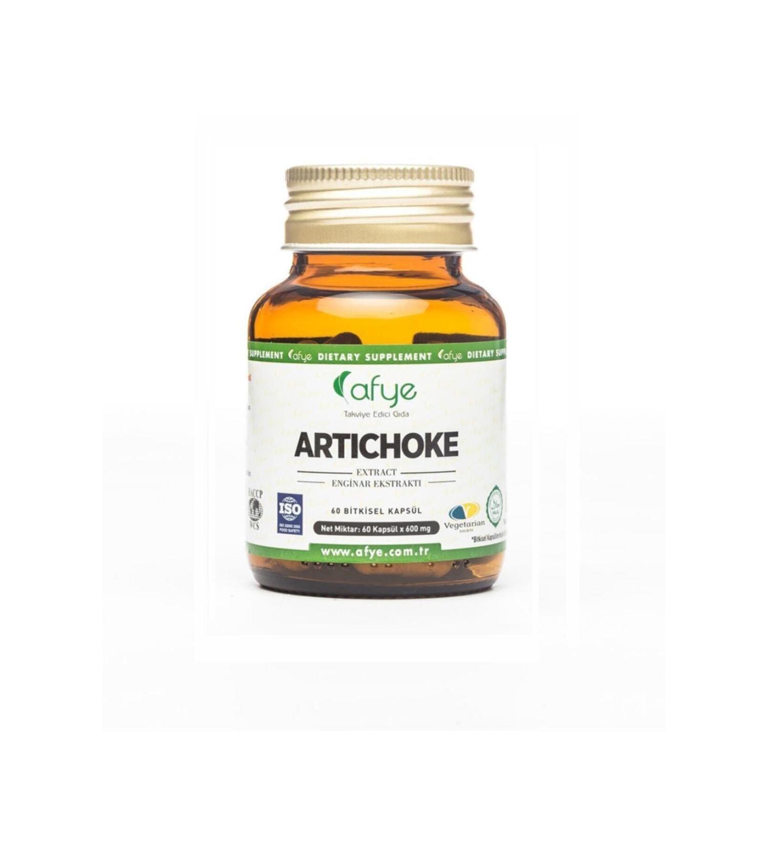 Afye Artichoke Artichoke Extract 60 Capsules