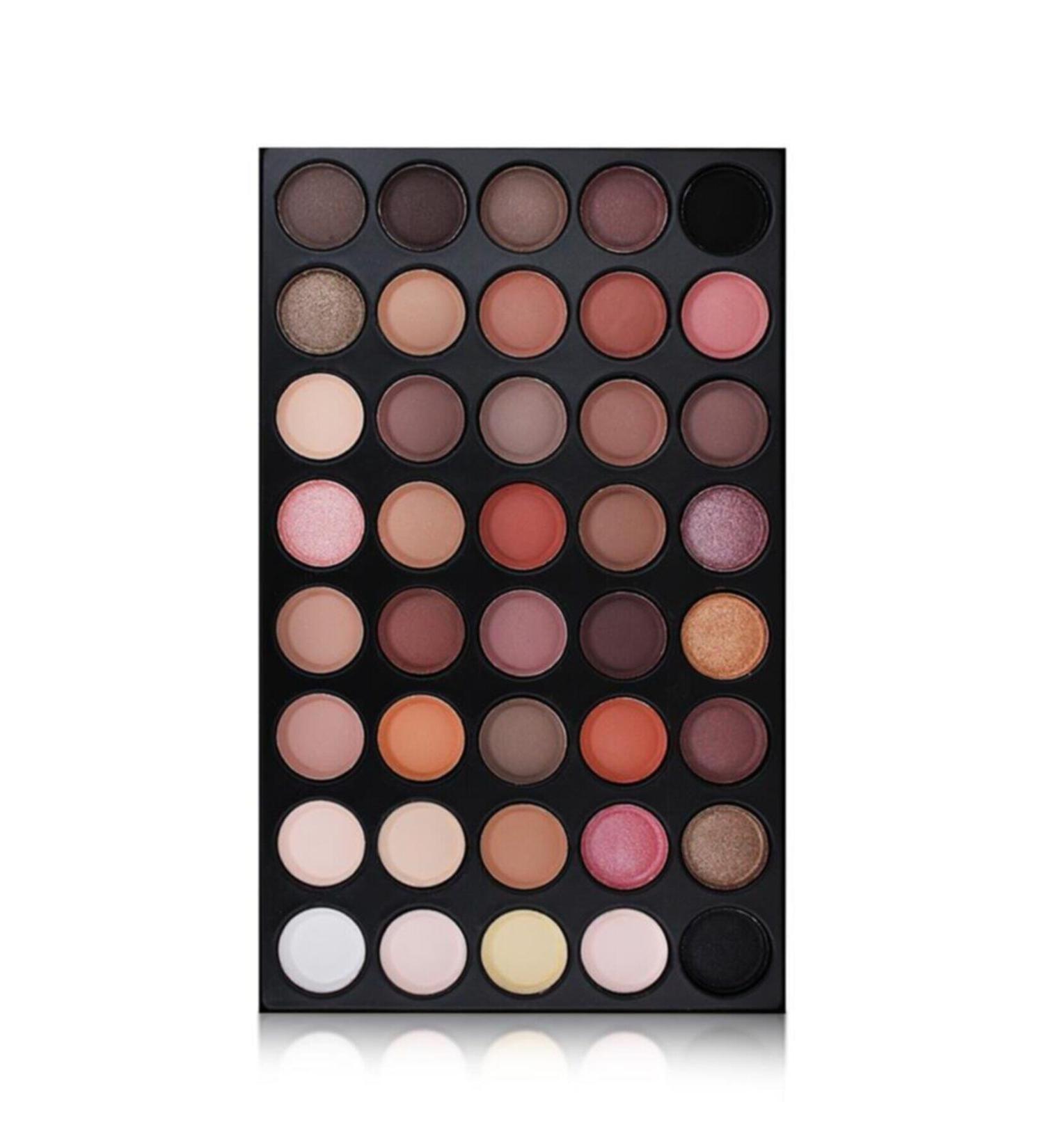 MUJGAN Black 40 Matte Pearlescent Eyeshadow Palette