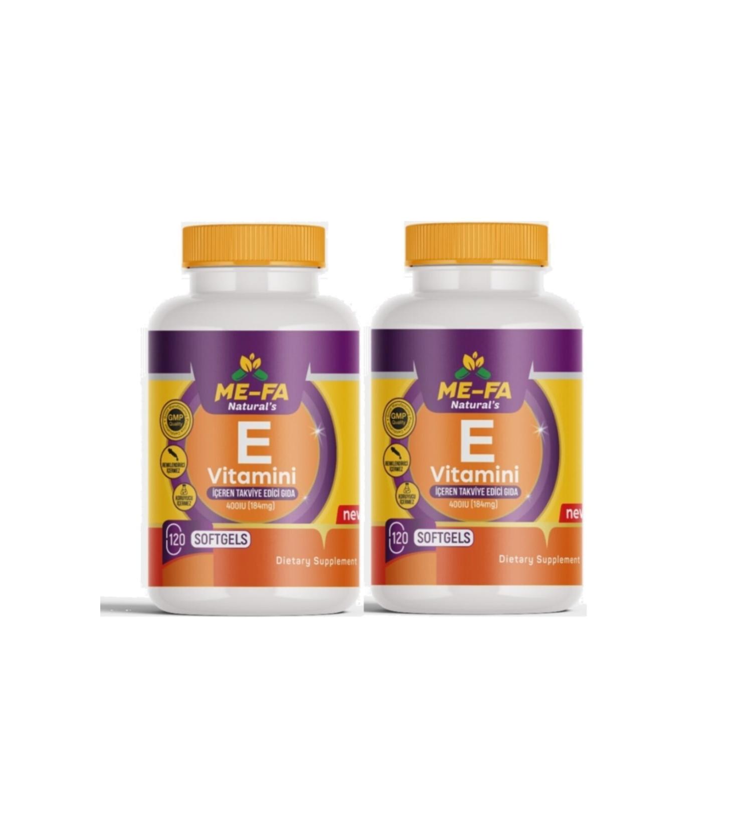 Mefa Naturals Vitamin E 240 Softgels 400 Units (d-alpha)