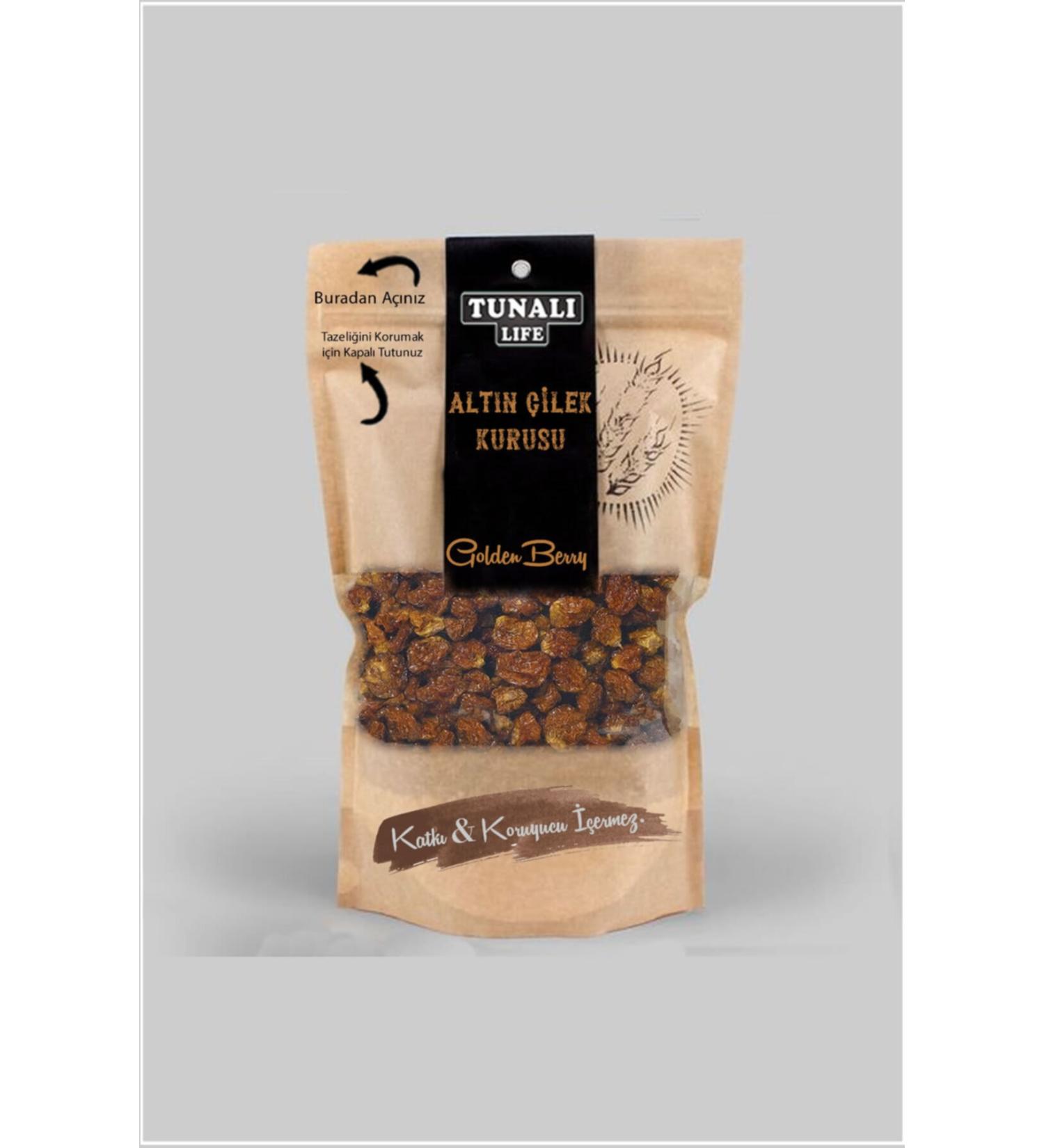 Lokman Hekim Tunali Dried Golden Strawberry Fruit 1000 GR - 1 KG