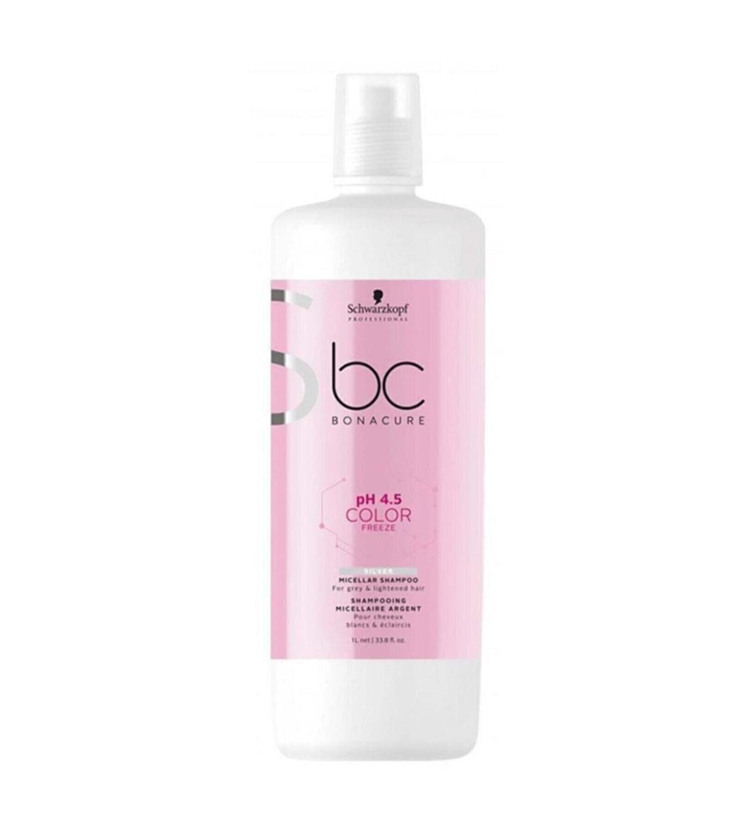 BC Bonacure Schwarzkopf Color Protection Bonacure Ph 4.5 Color Freeze Silver Shampoo 1000 ml