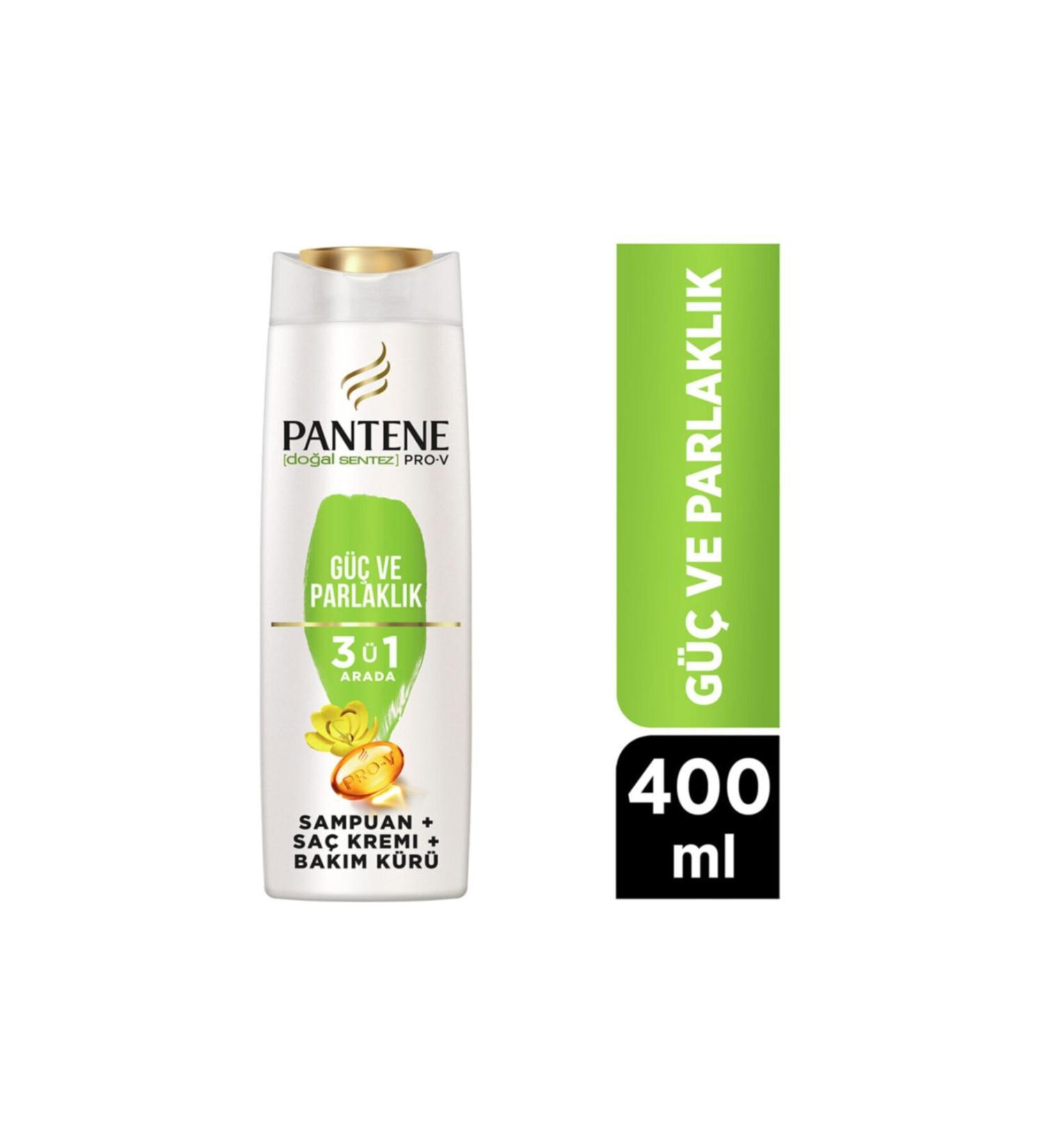 Pantene Natural Synthesis Shampoo 3in1 400 Ml