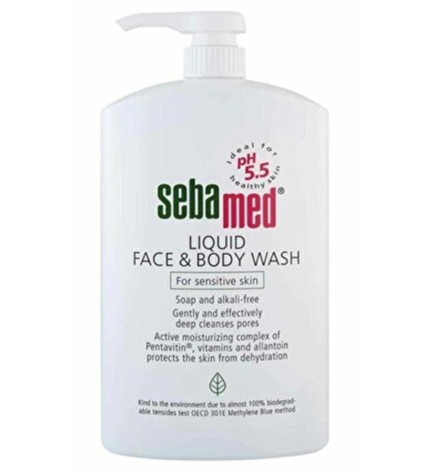 Sebamed Face and Body Cleanser Liquid 1000ml | Sensitive Skin