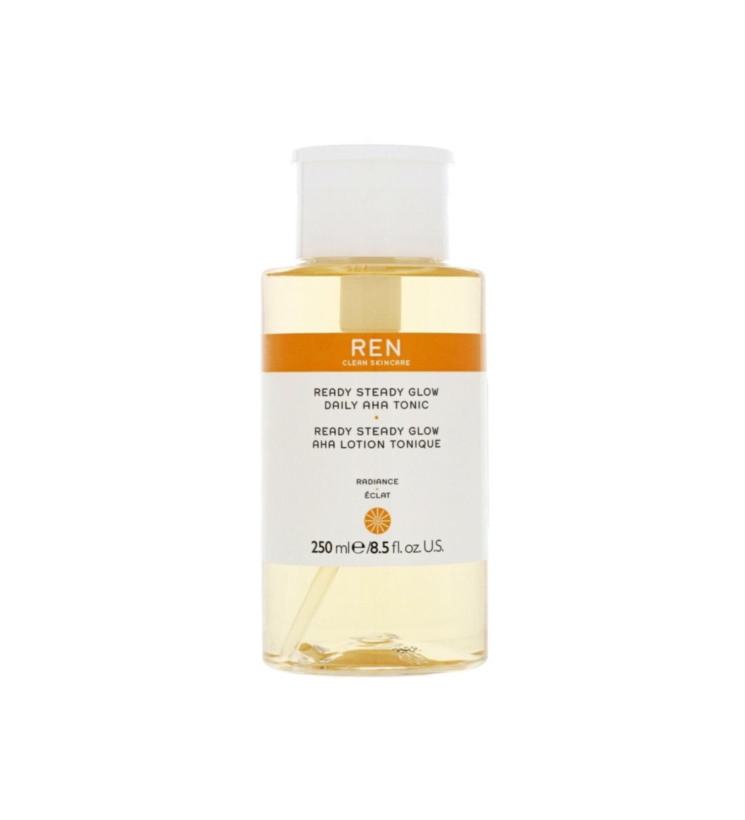 REN Ready Steady Glow Daily Toner Cleanses and Brightens Your Skin 250 Ml