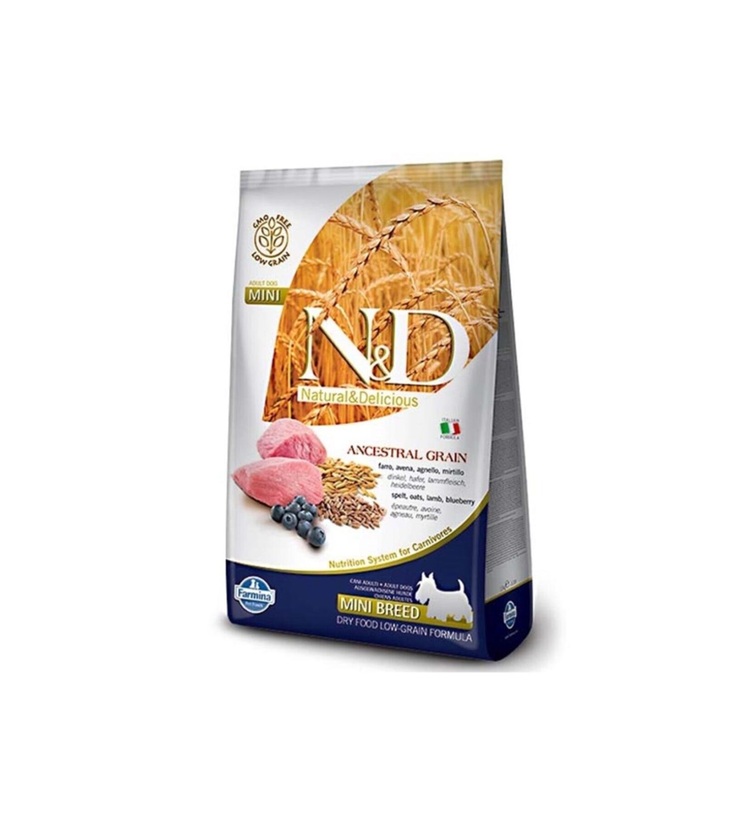 N & D Ancestral Lamb & Blueberry Adult Mini 7 Kg