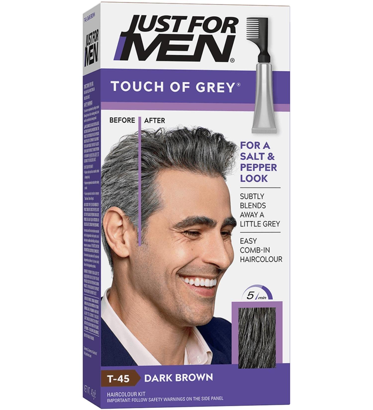 Just For Men : Touch Of Grey Hair Dye Dark Brown : Hair Dye
