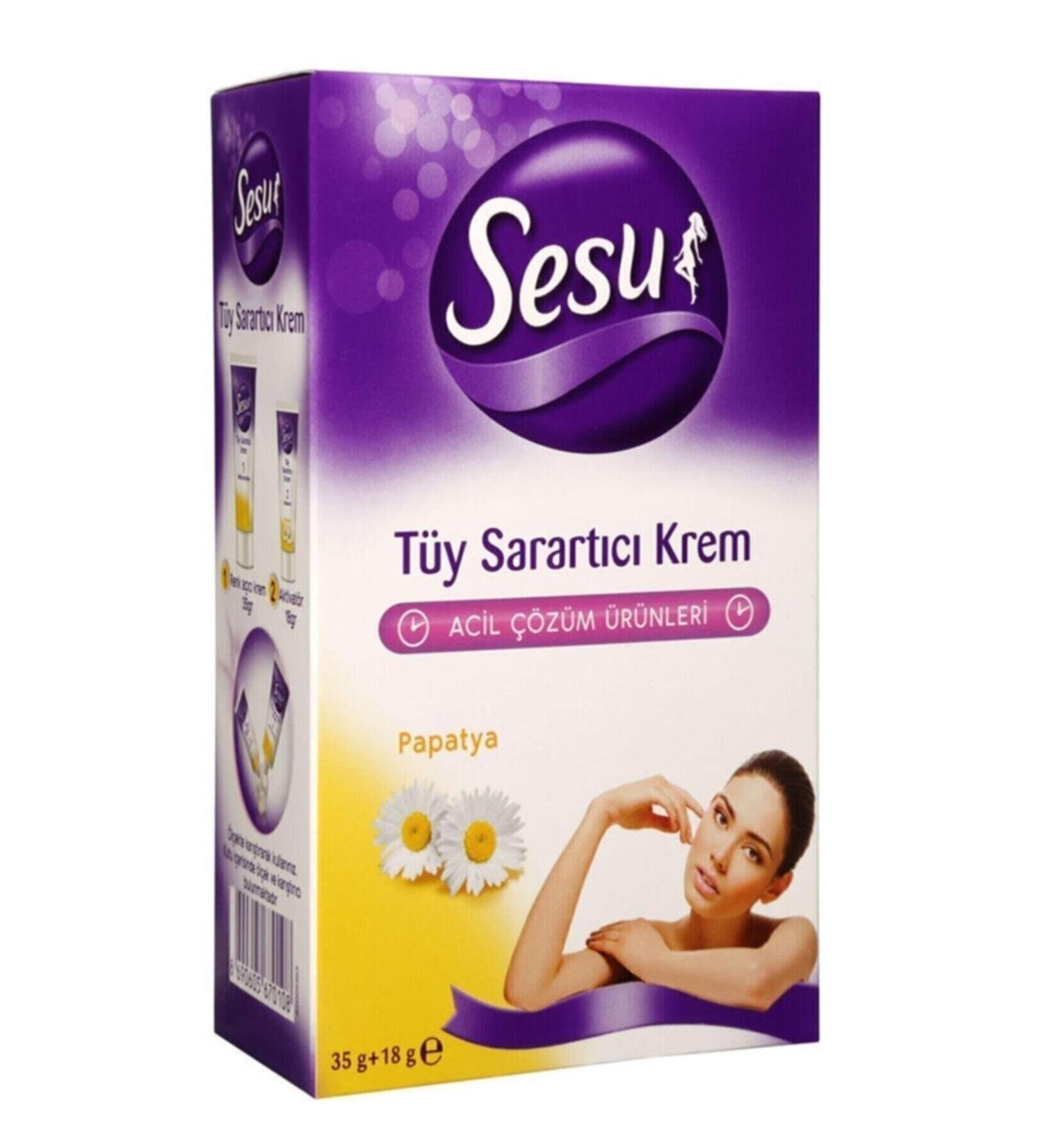 Brand: Sesu Hair Bleaching Cream 35 18 Gr 13325 Category: Hair Removal Cream