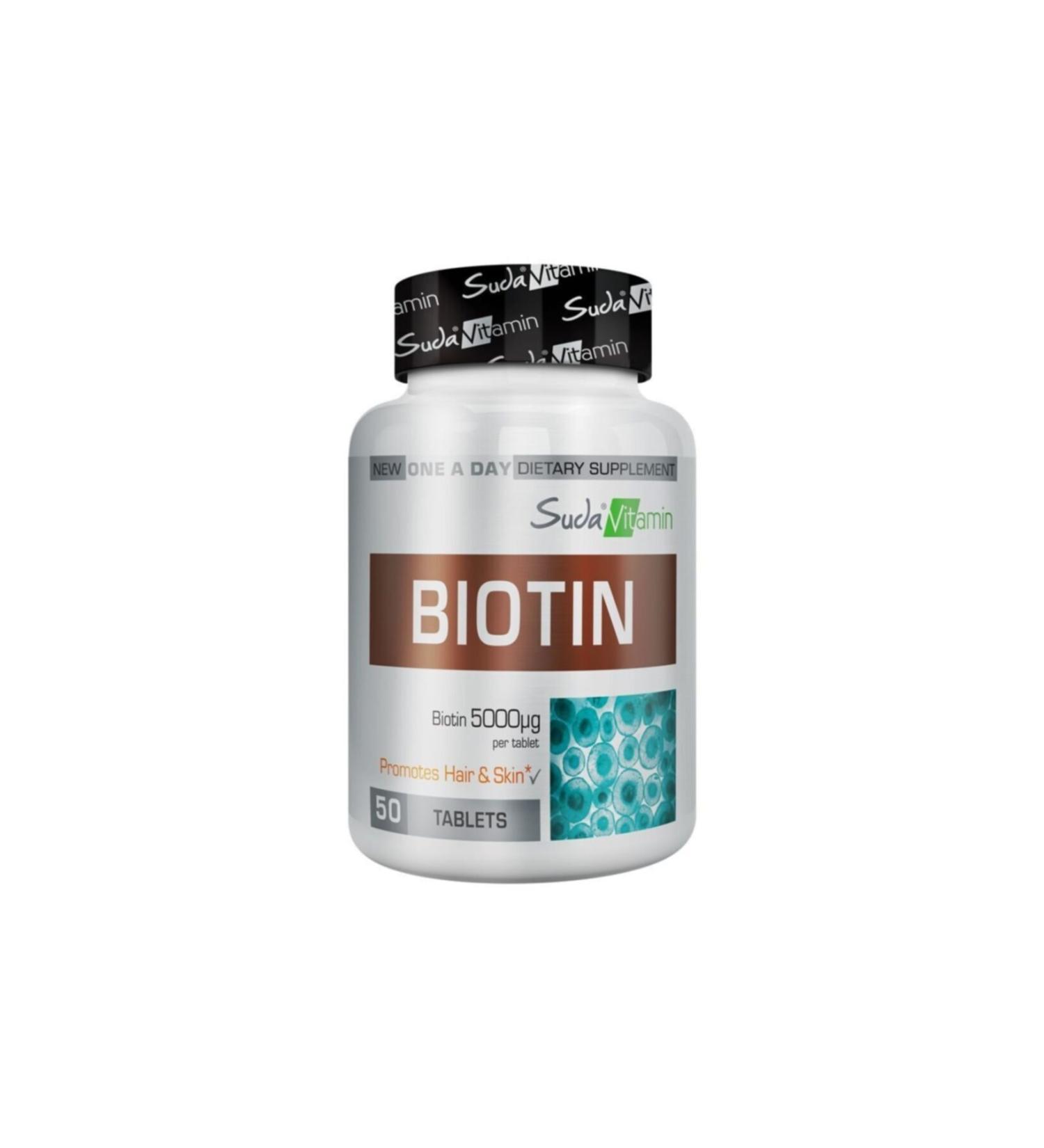 Bigjoy Vitamins Bigjoy Biotin Food Supplement 50 Tablets