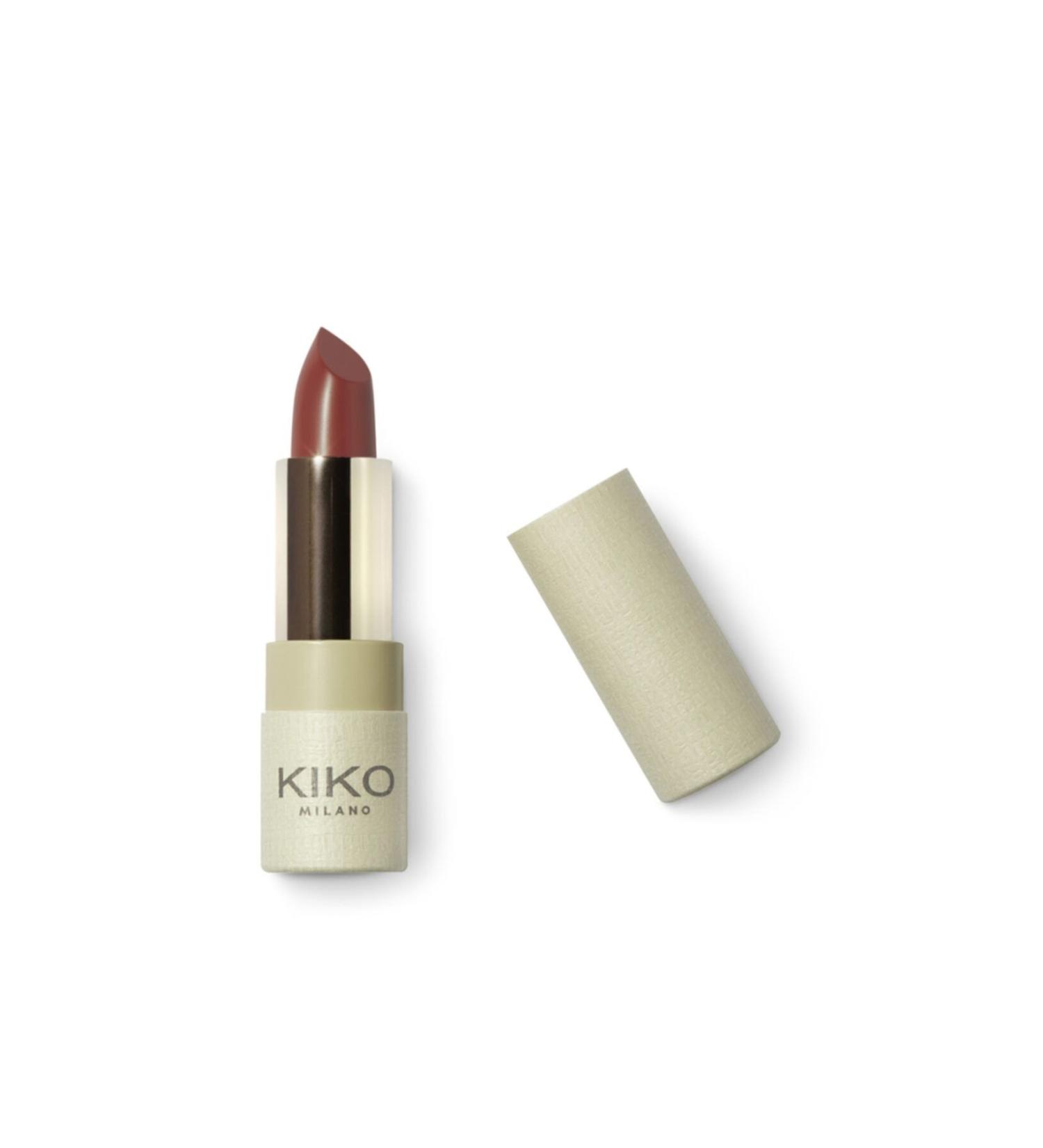 KIKO Lipstick - New Green Me Matte Lipstick 103 Basic Brick - Edition 2020 - Buy Online on GoSupps.com