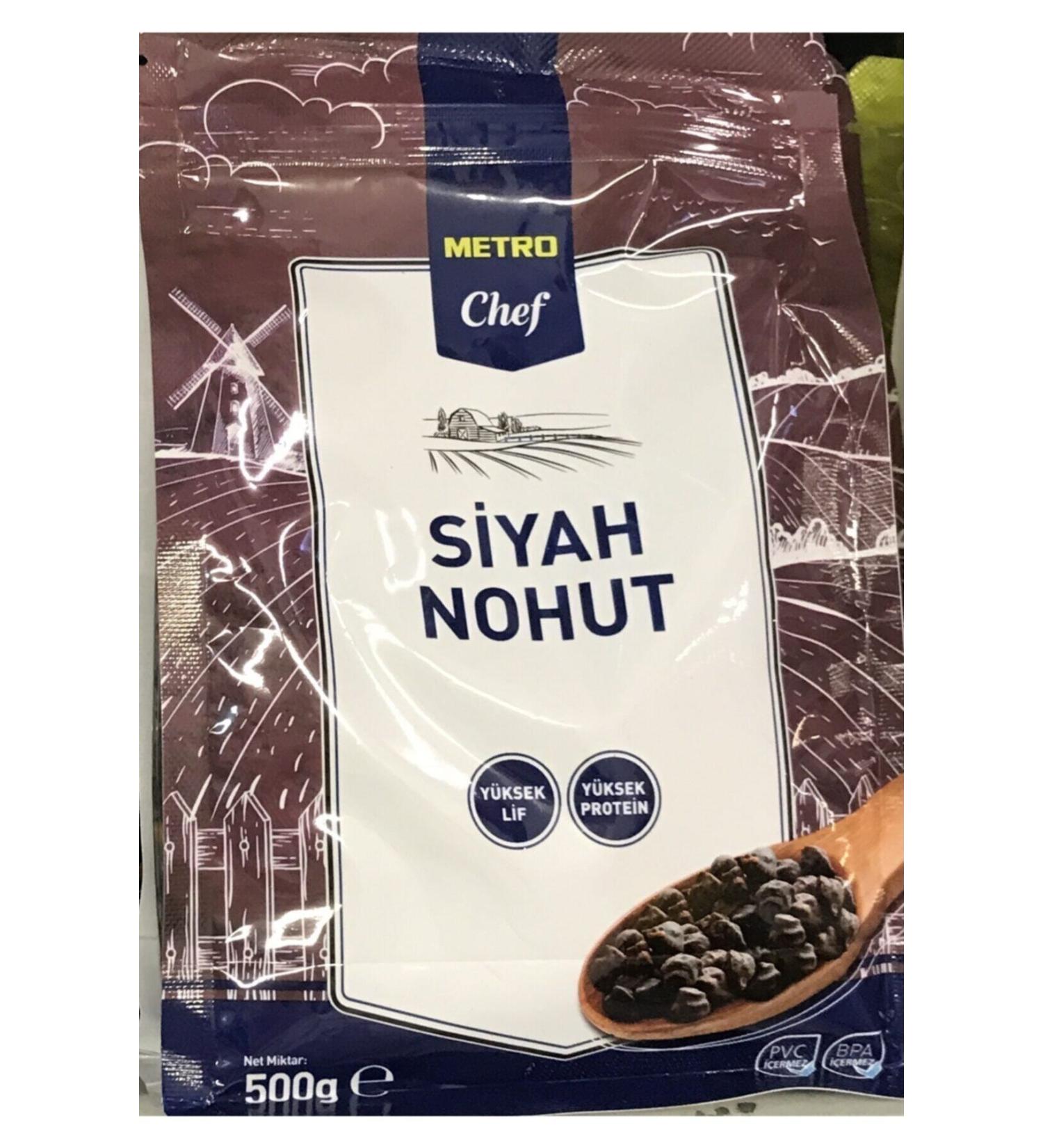 Metro Chef Black Chickpeas 500 Gr.