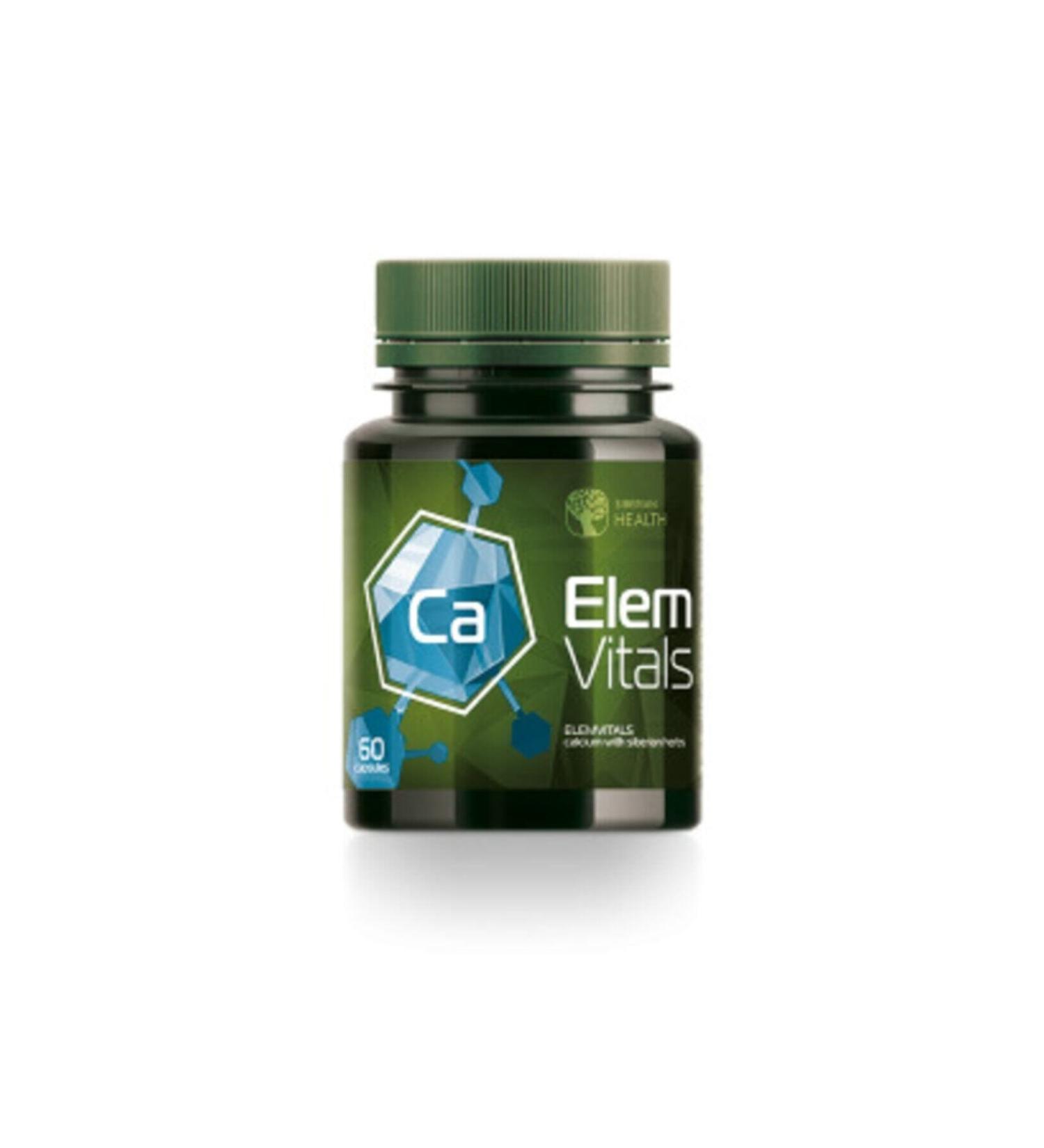 Siberian Wellness Elemvitals Calcium With Siberian Herbs / Food Supplement Containing Plants and Calcium