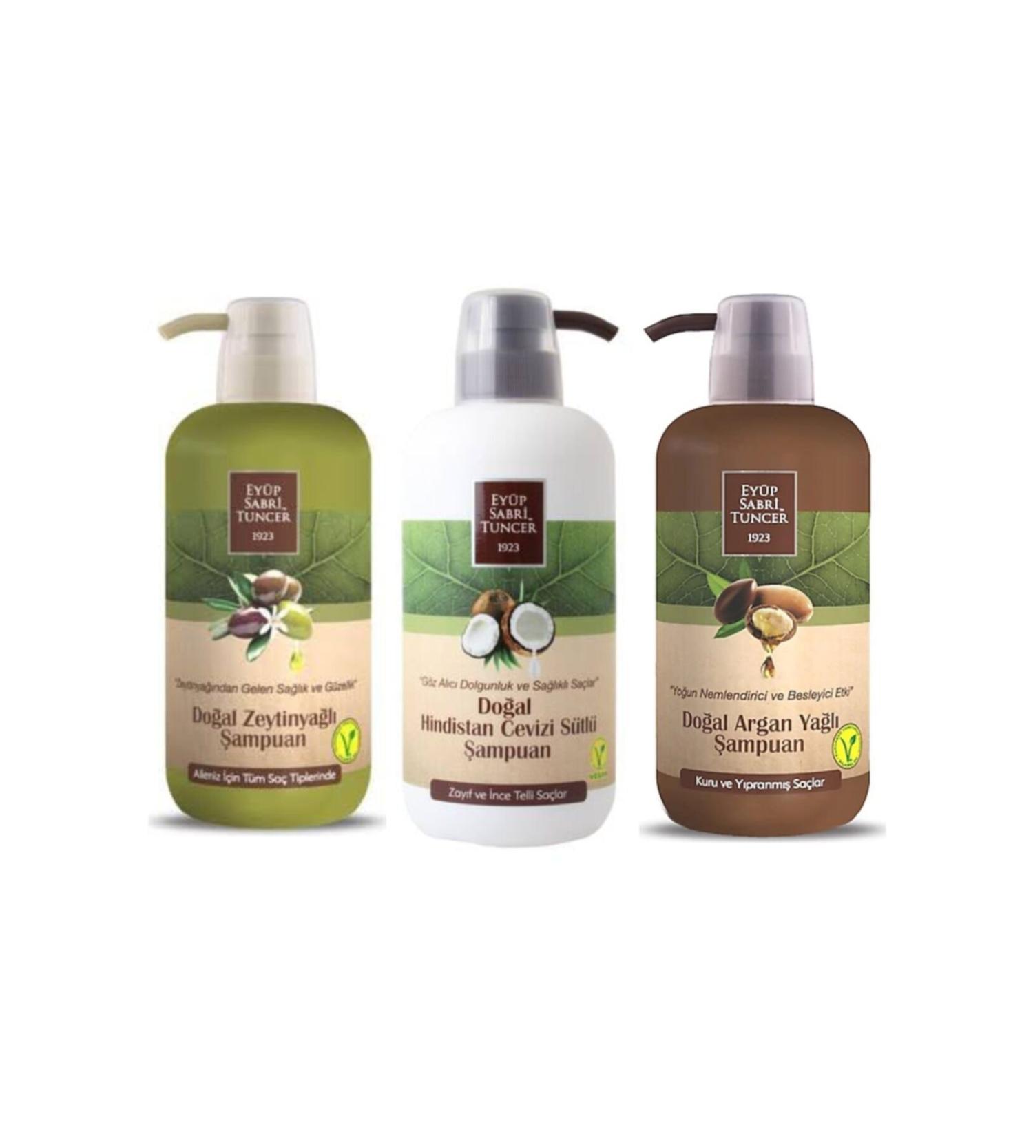 Ey p Sabri Tuncer Olive Oil Shampoo Coconut Milk Shampoo Argan Oil Shampoo