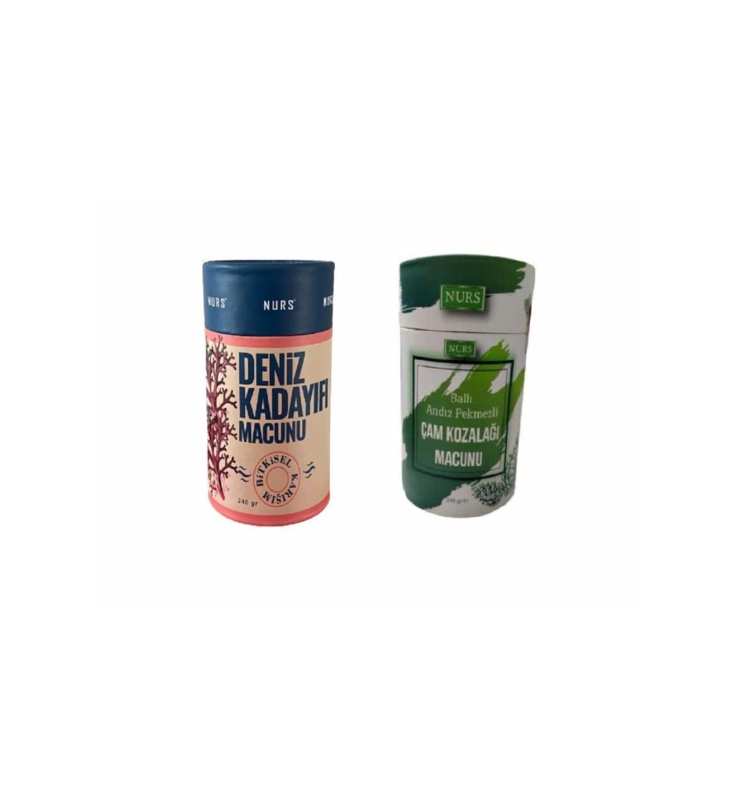 Nurs Pine Cone Paste & Sea Shredded Wheat Paste 240 Gr X 2