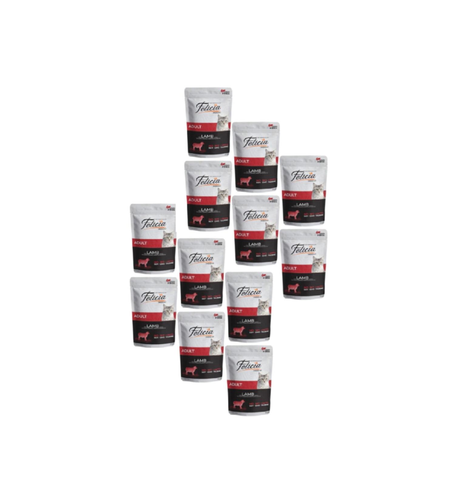 Felicia Pouch Lamb Cat Canned Food Grain Free 85 Gr 12 Pieces