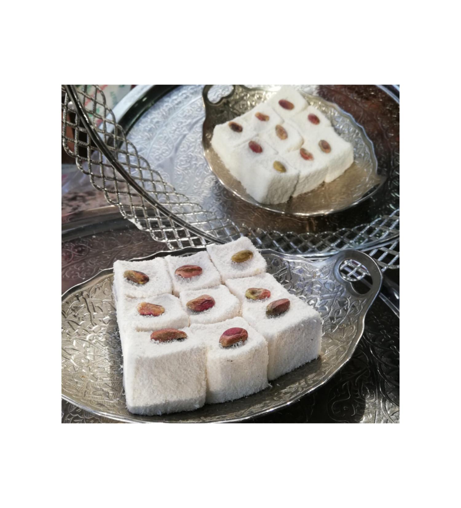 Famous Bursa ENG N Turkish Delight Shop Sultan Turkish Delight with Pistachio 1 Kg