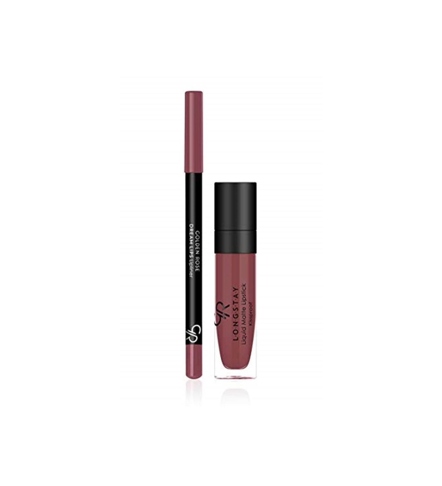 Golden Rose Gr Matte Lip Kit No: Rose Taupe 1 Pack (1 X 1 Piece)