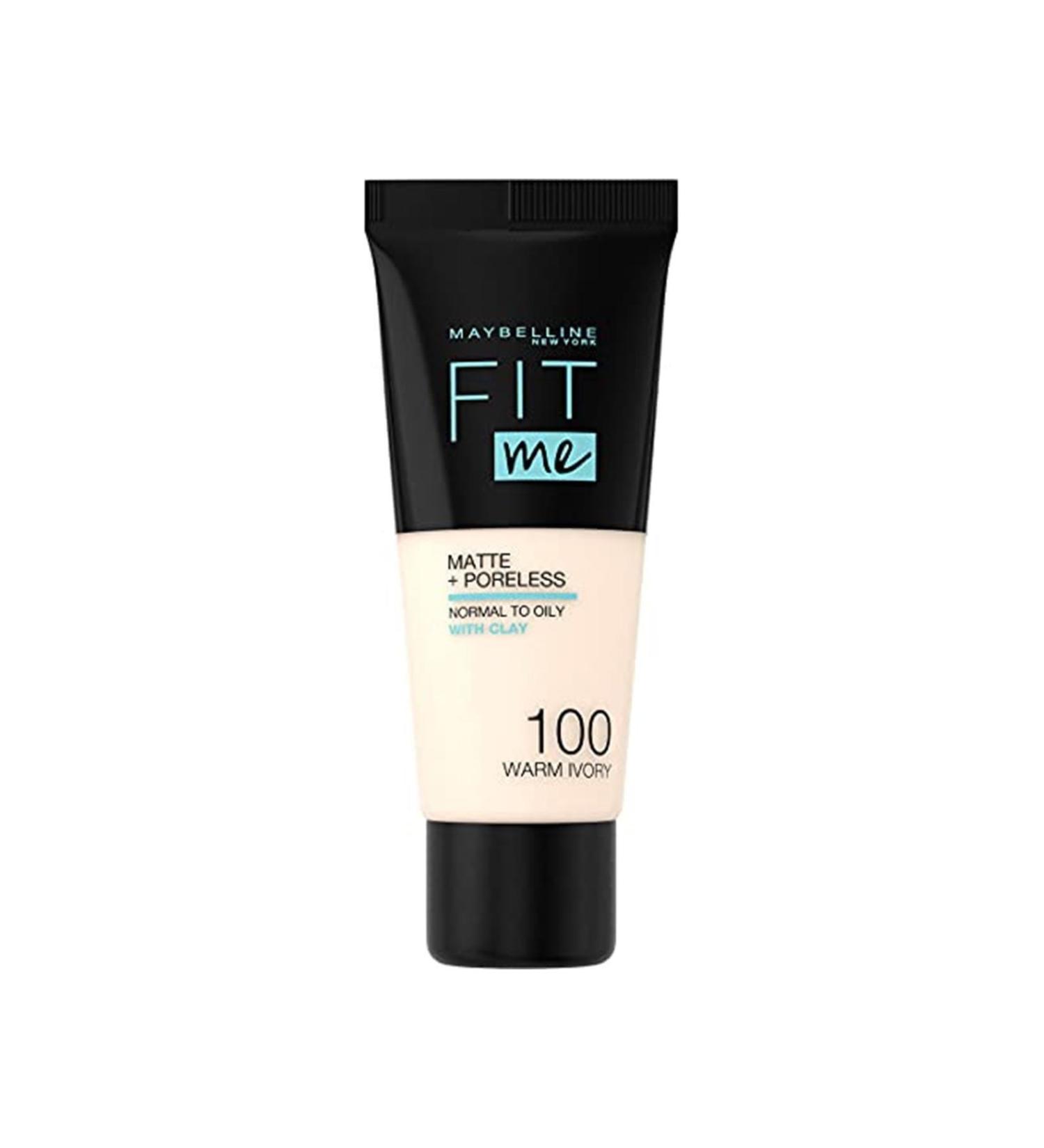 Maybeline Fit Me Matte+poreless Foundation - 100 Warm Ivory 30 ml
