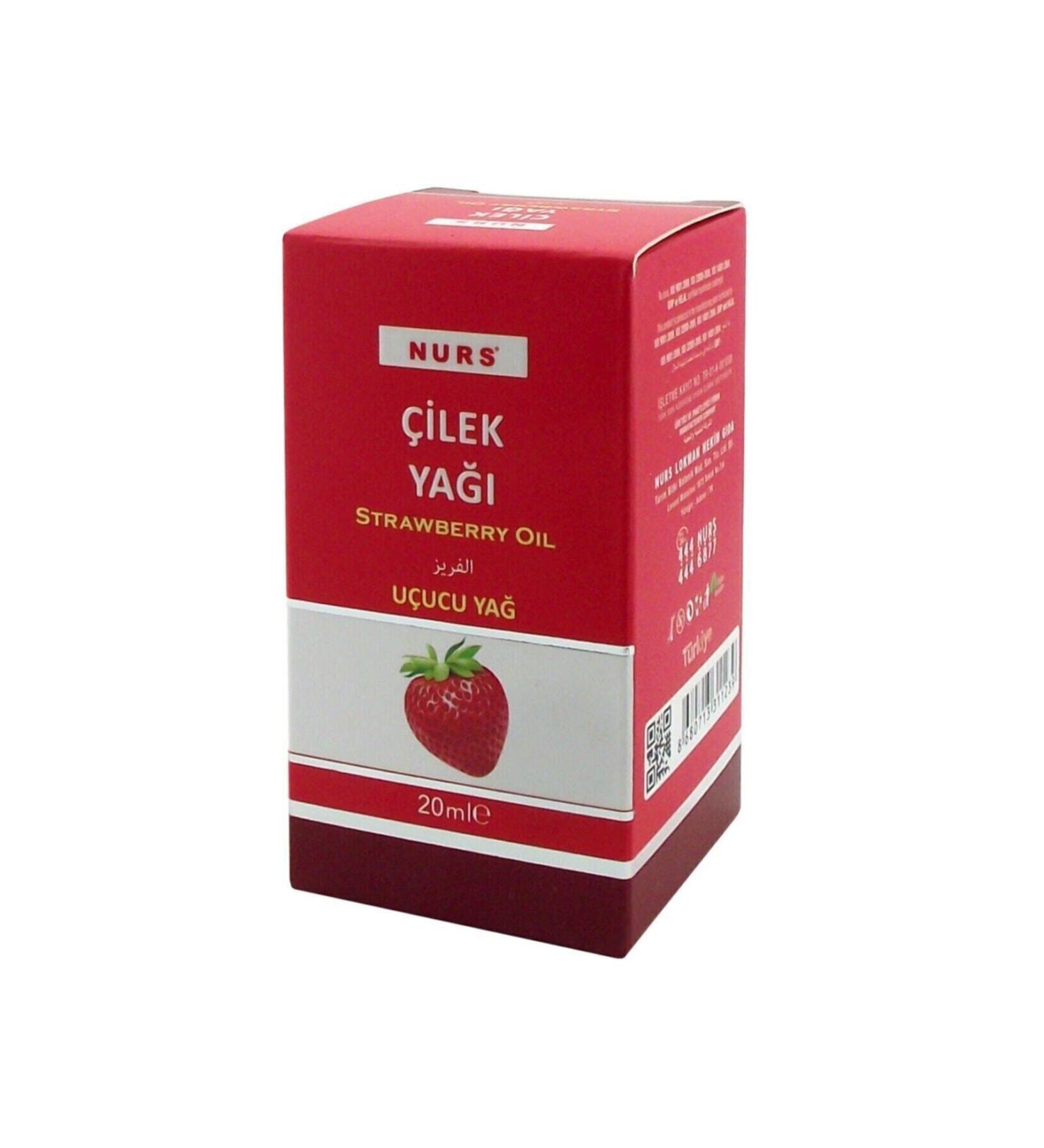 MERO LU NUTS Nurs Lokman Hekim Strawberry Oil 20 Ml