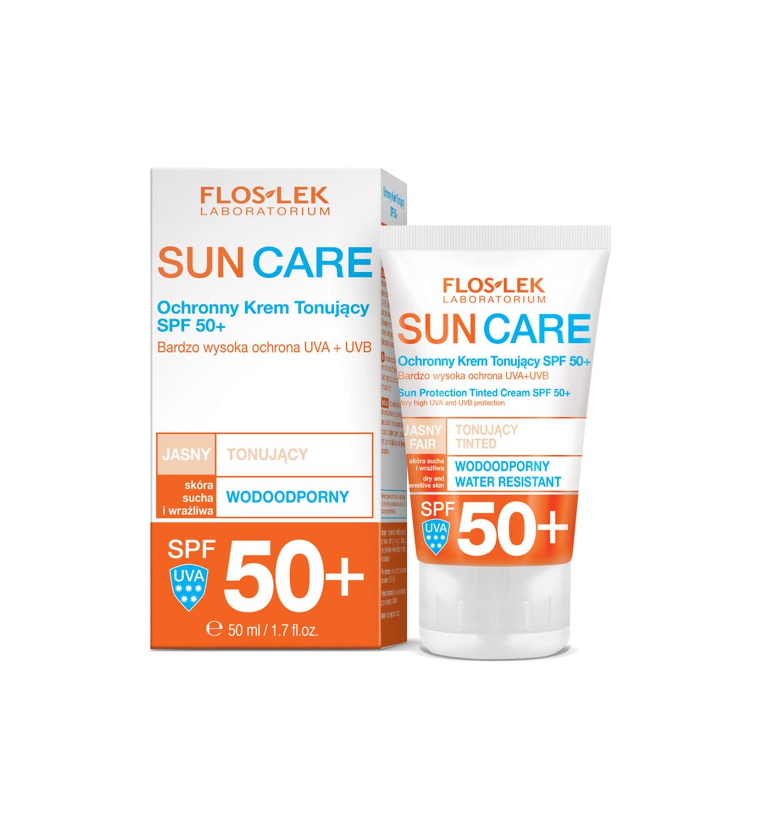 Floslek Anti-Spot Sunscreen Cream for Dry and Sensitive Skin SPF 50 50 ml