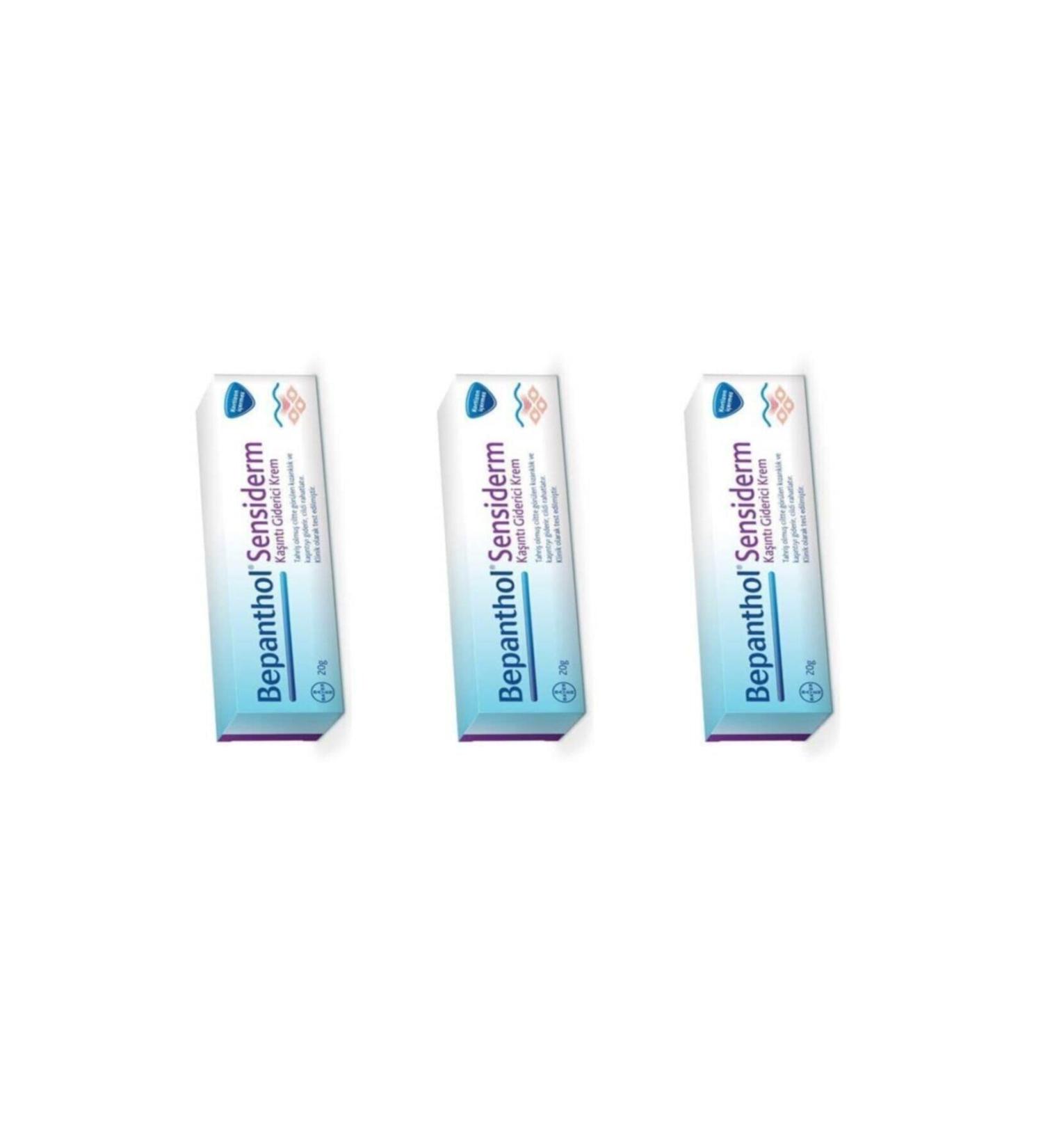 Bepanthol Sensiderm Itch Relief Cream 20 gr 3 Pieces