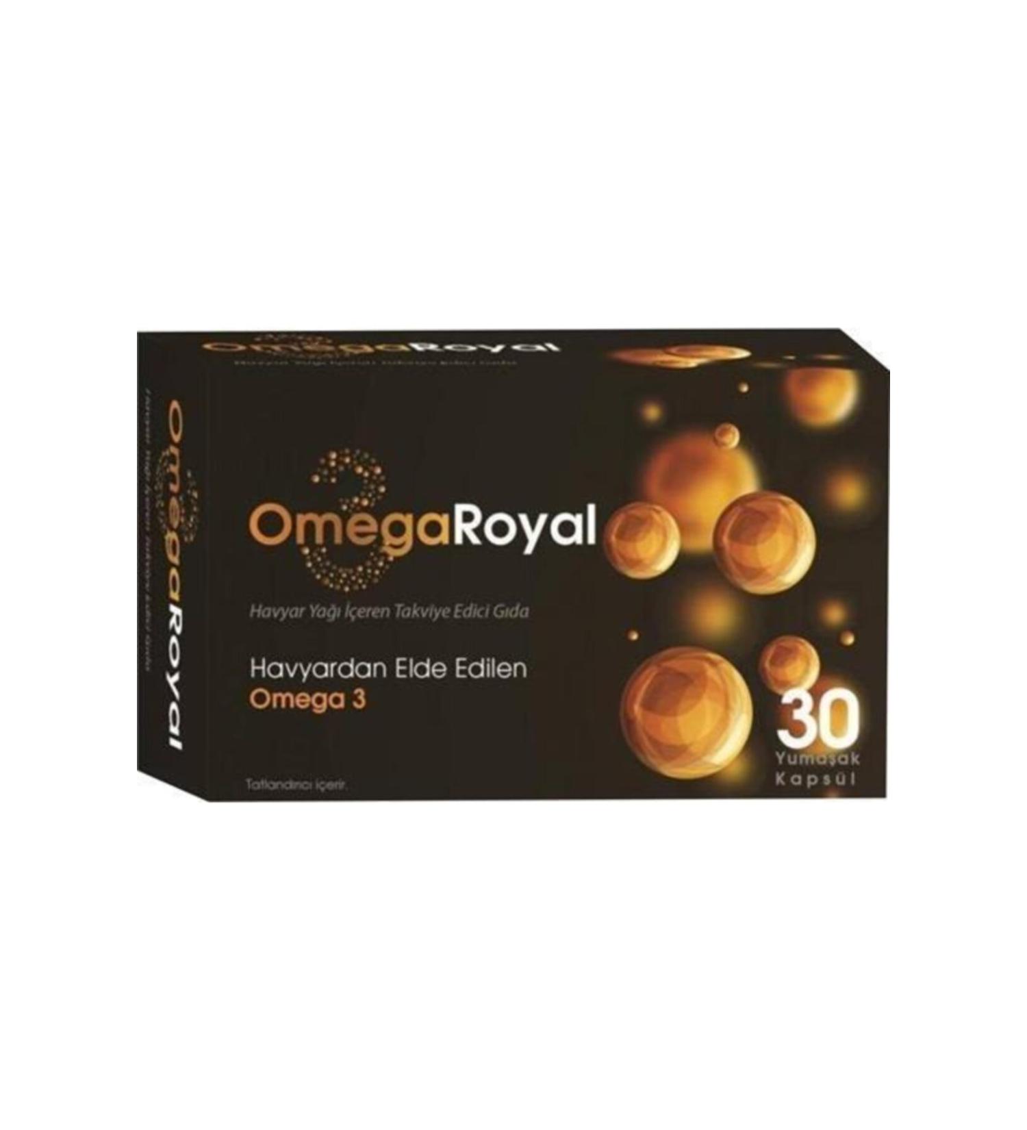 Omegaroyal Omega 3 with Caviar Oil 30 Capsules