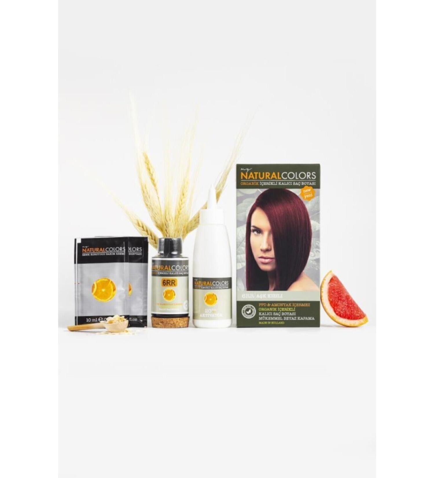 My Natural Colors Organic Kit Hair Dye 6RR Love Red 50 ml