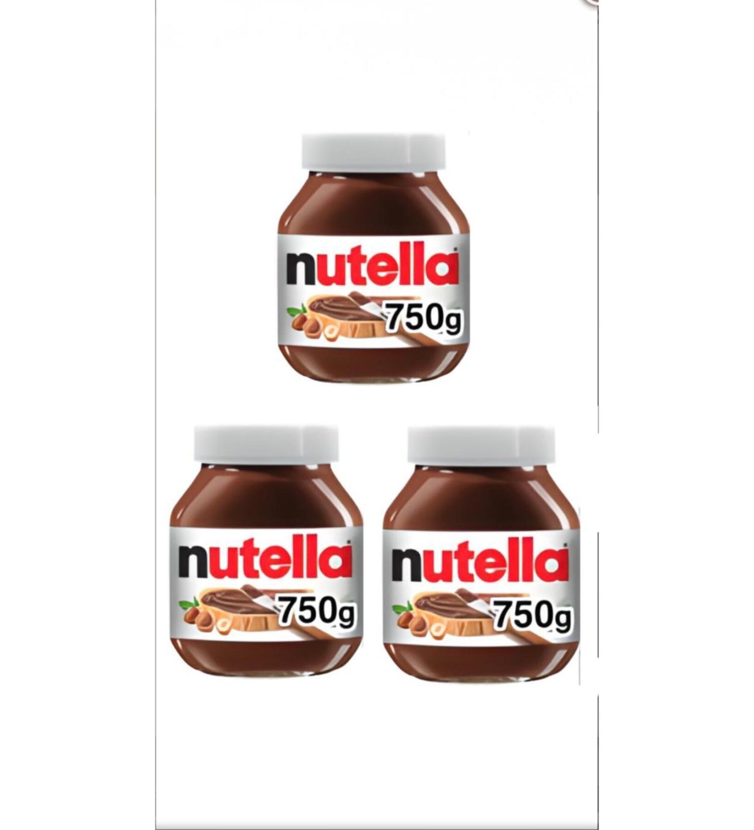 Nutella 750 Grams 3 Pieces