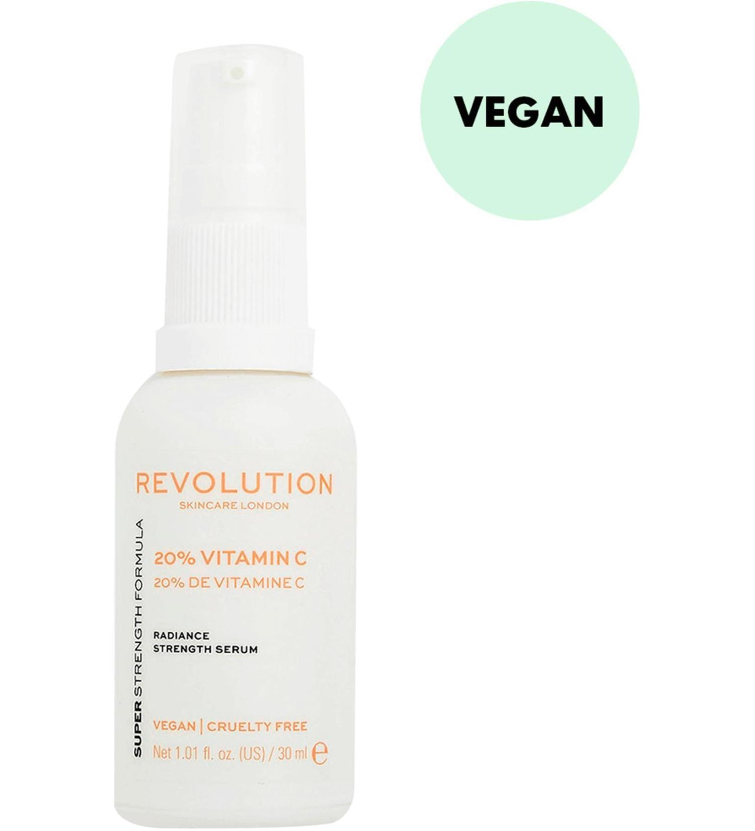 Revolution Skincare Skin Serum Brightening 20% Vitamin C 30 Ml Veganserum - Buy Online on GoSupps.com