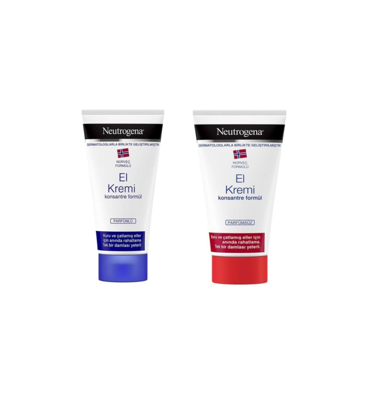 Neutrogena Norwegian Formula Hand Cream Perfumed and Unscented Set of 2 - Buy Online on GoSupps.com