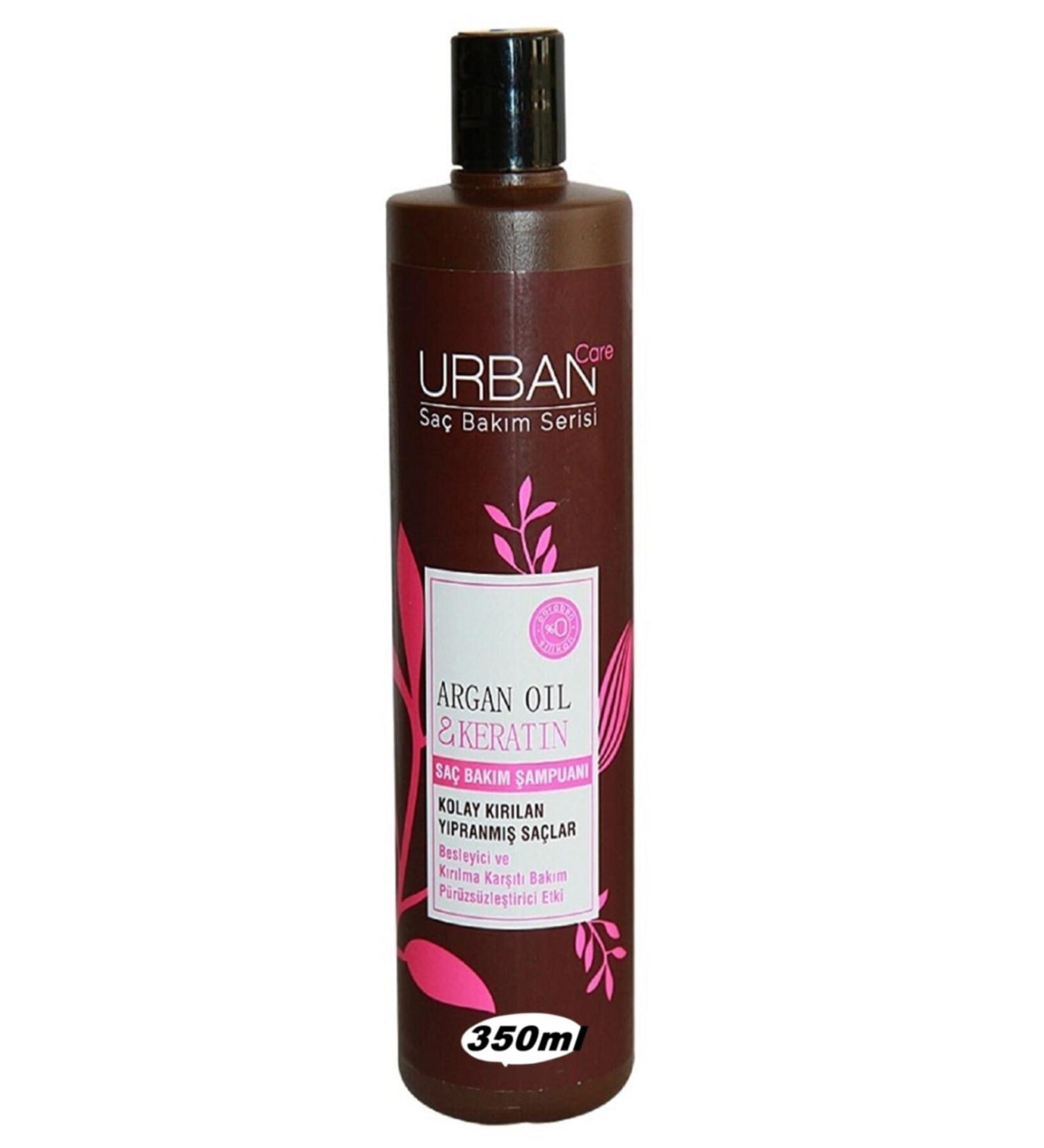 Urban Care Anti-Breakage Shampoo with Argan Oil and Keratin 350 Ml