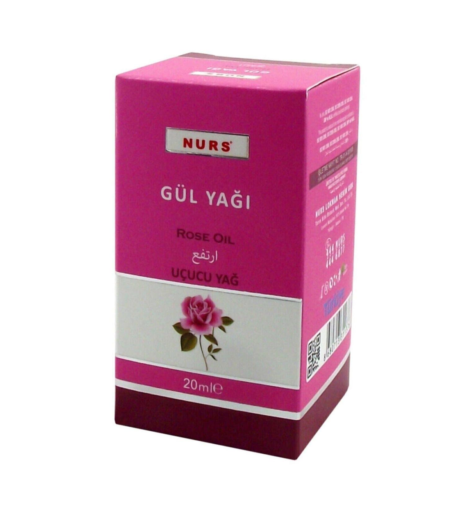 MERO LU NUTS Nurs Lokman Hekim Rose Oil 20 Ml