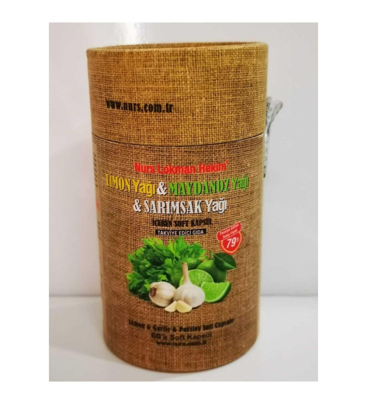 Nurs Lokman Hekim Lemon Oil - Parsley Oil - Garlic Oil