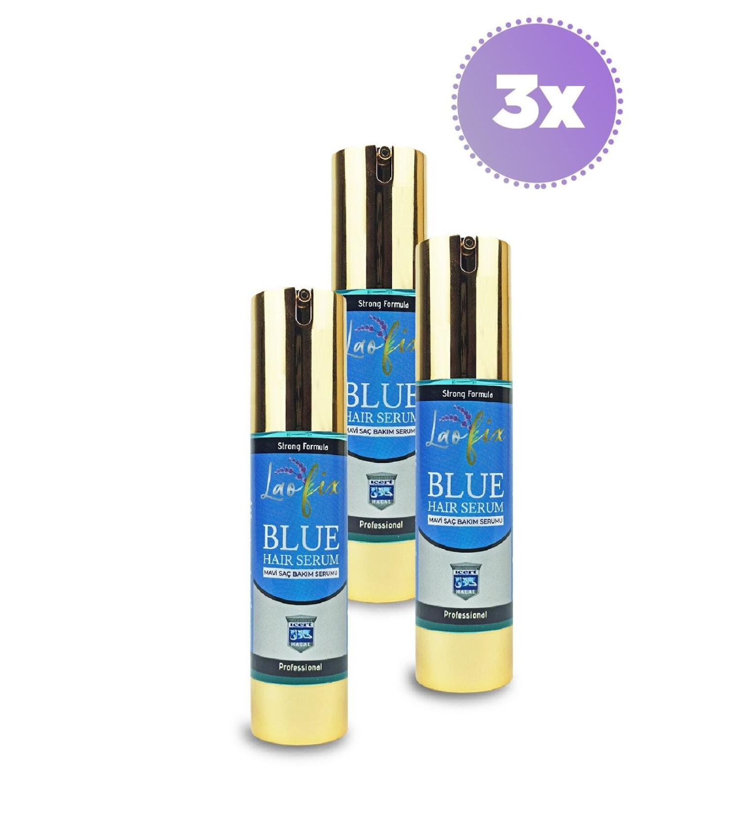 laofix Anti Hair Loss Blue Water Serum 3x50 Ml