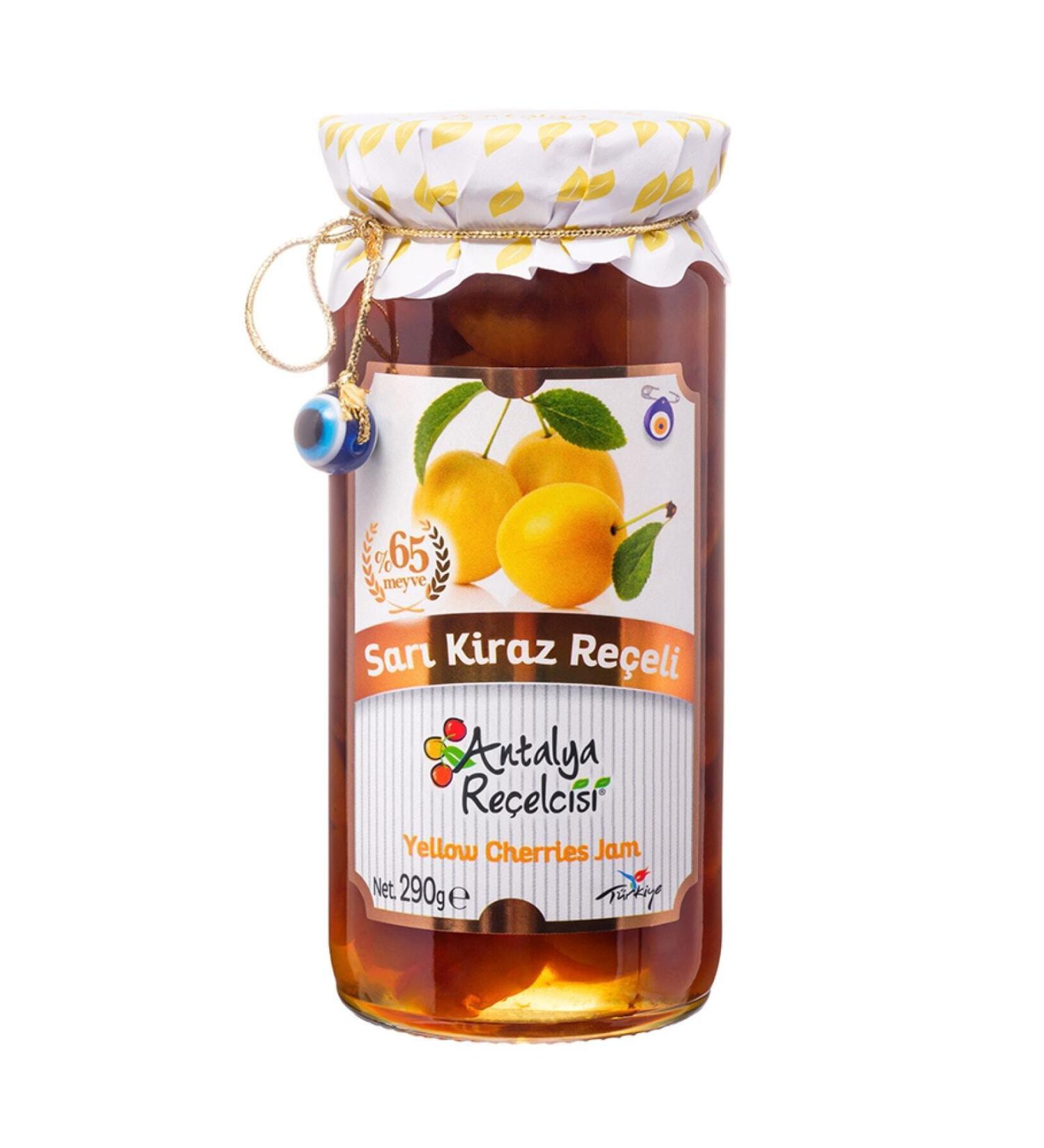 Antalya Jam Shop Yellow Cherry Jam 290g Gourmet Series