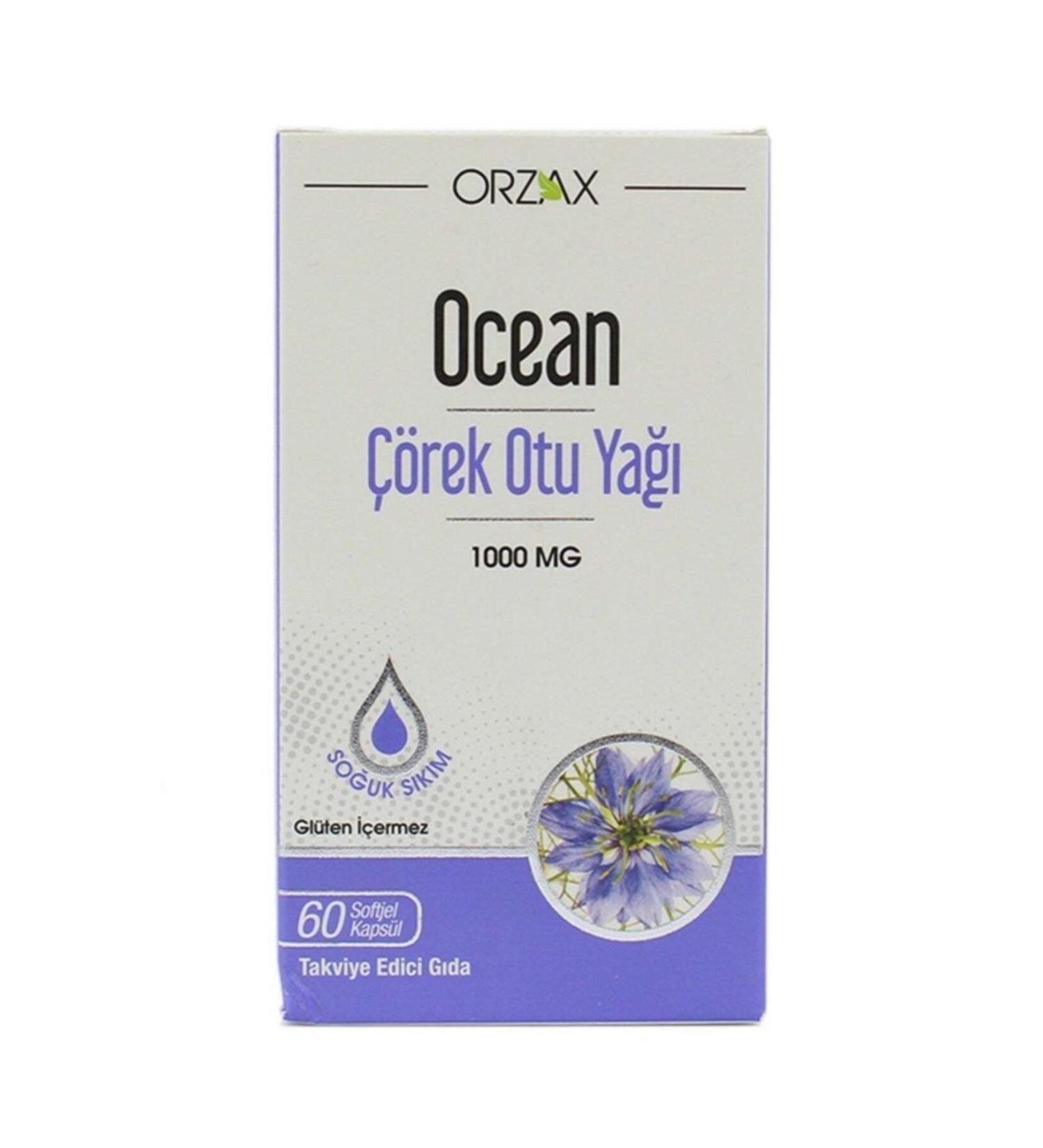 Ocean Ocean Black Cumin Oil 1000 mg 60 Capsules