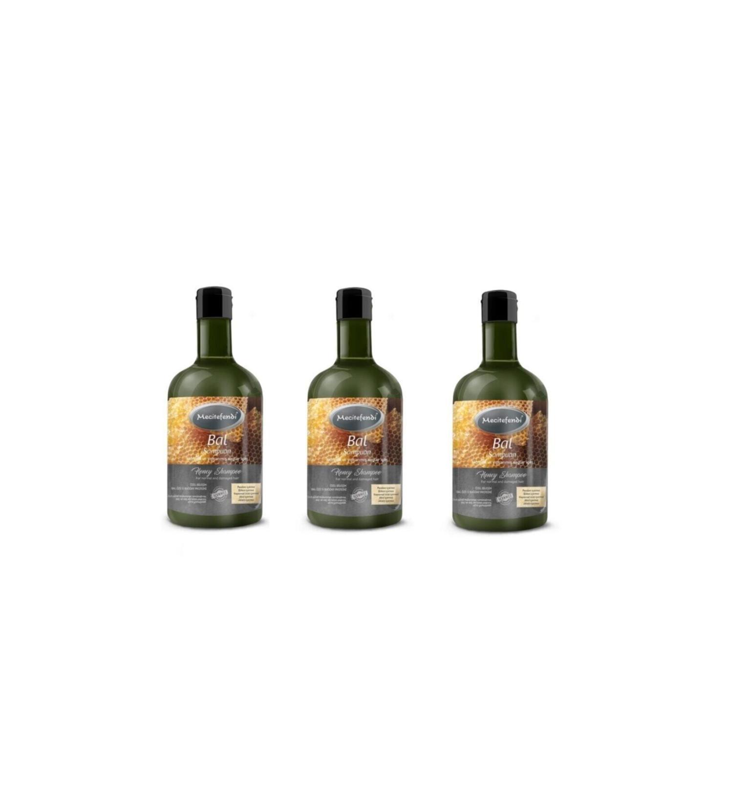 Mecit Efendi 3 Pieces Honey Shampoo 3x400 ml