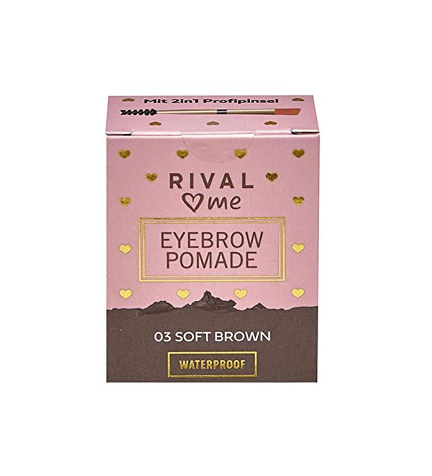 Rival Loves Me Eyebrow Pomade Waterproof No:03 Soft Brown 1 Piece Category: Eyebrow Pencil&Eyebrow F