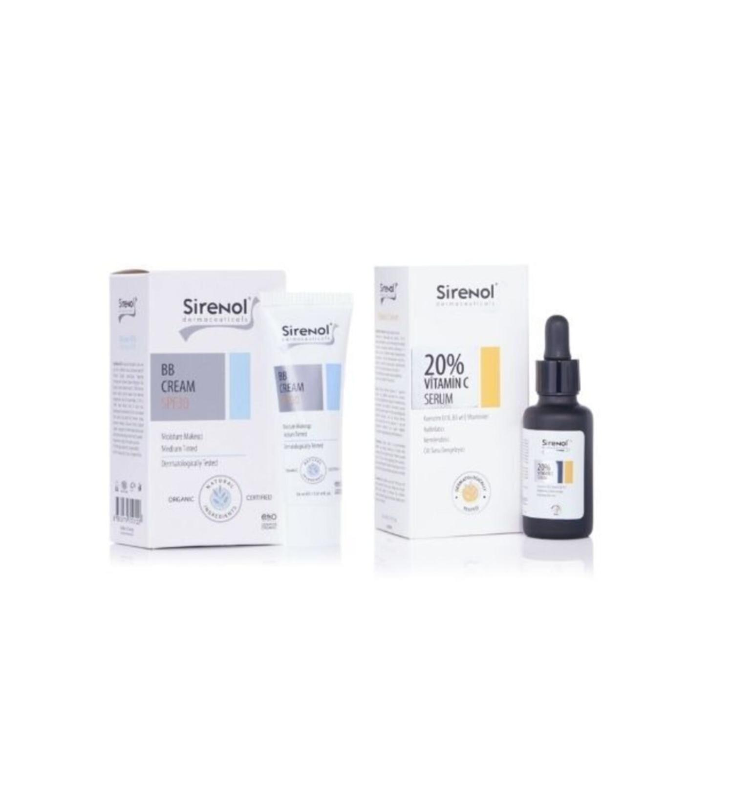 Sirenol Bb Cream and Vitamin C Serum Set