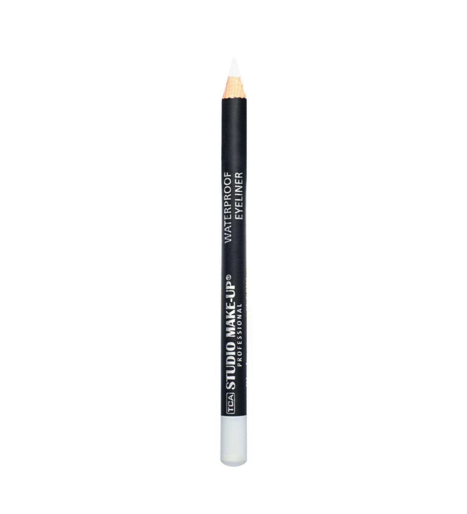 TCA Studio Make Up Tca Studio Make-Up Eye Pencil Waterproof Eyeliner - White