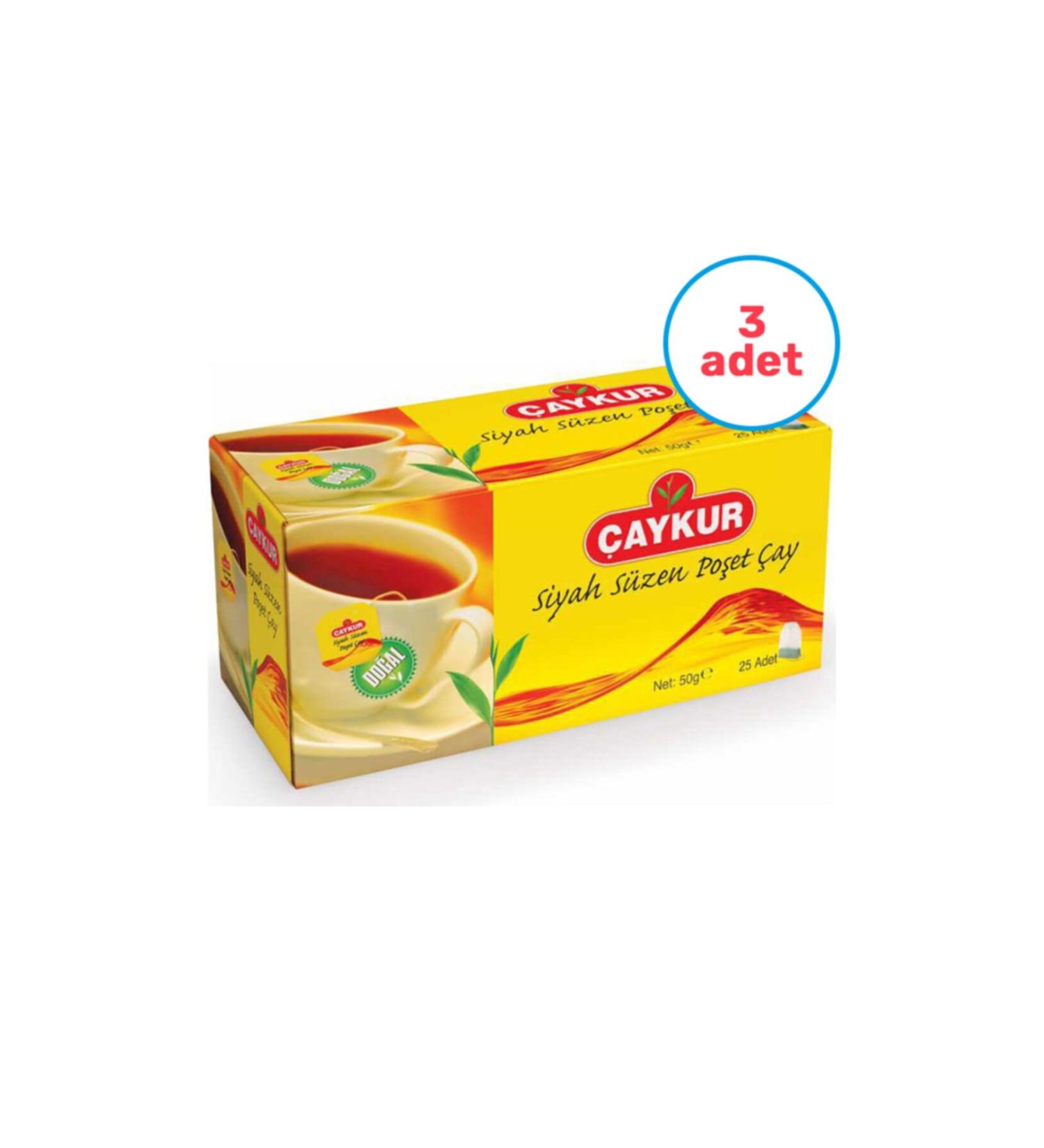 aykur 3 Pieces Filtering Cup Tea Bag 25 Pieces