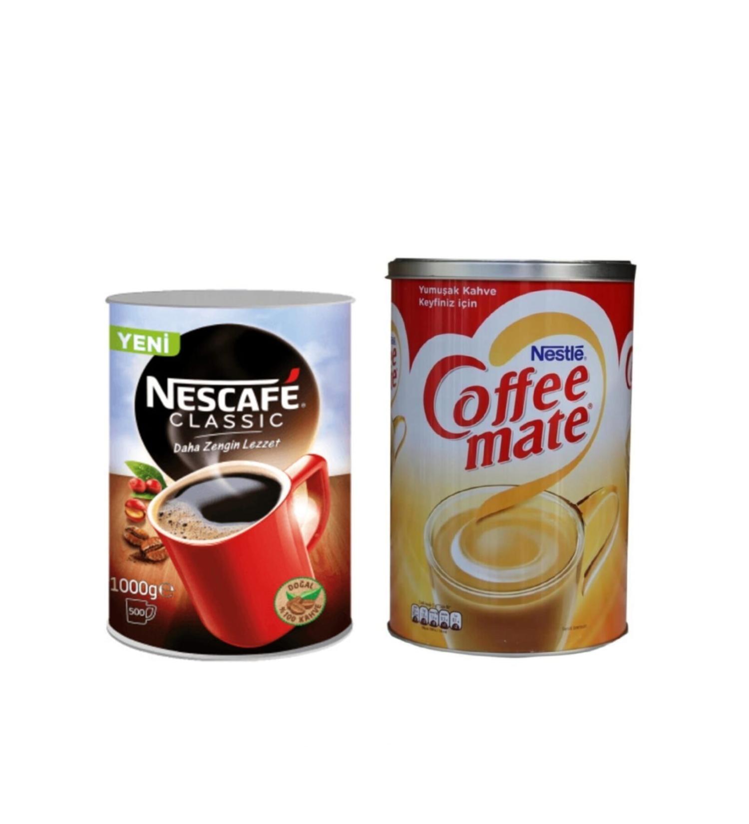 Nescafe Classic 1000 Gr + Nestle Coffee Mate 2000 Gr