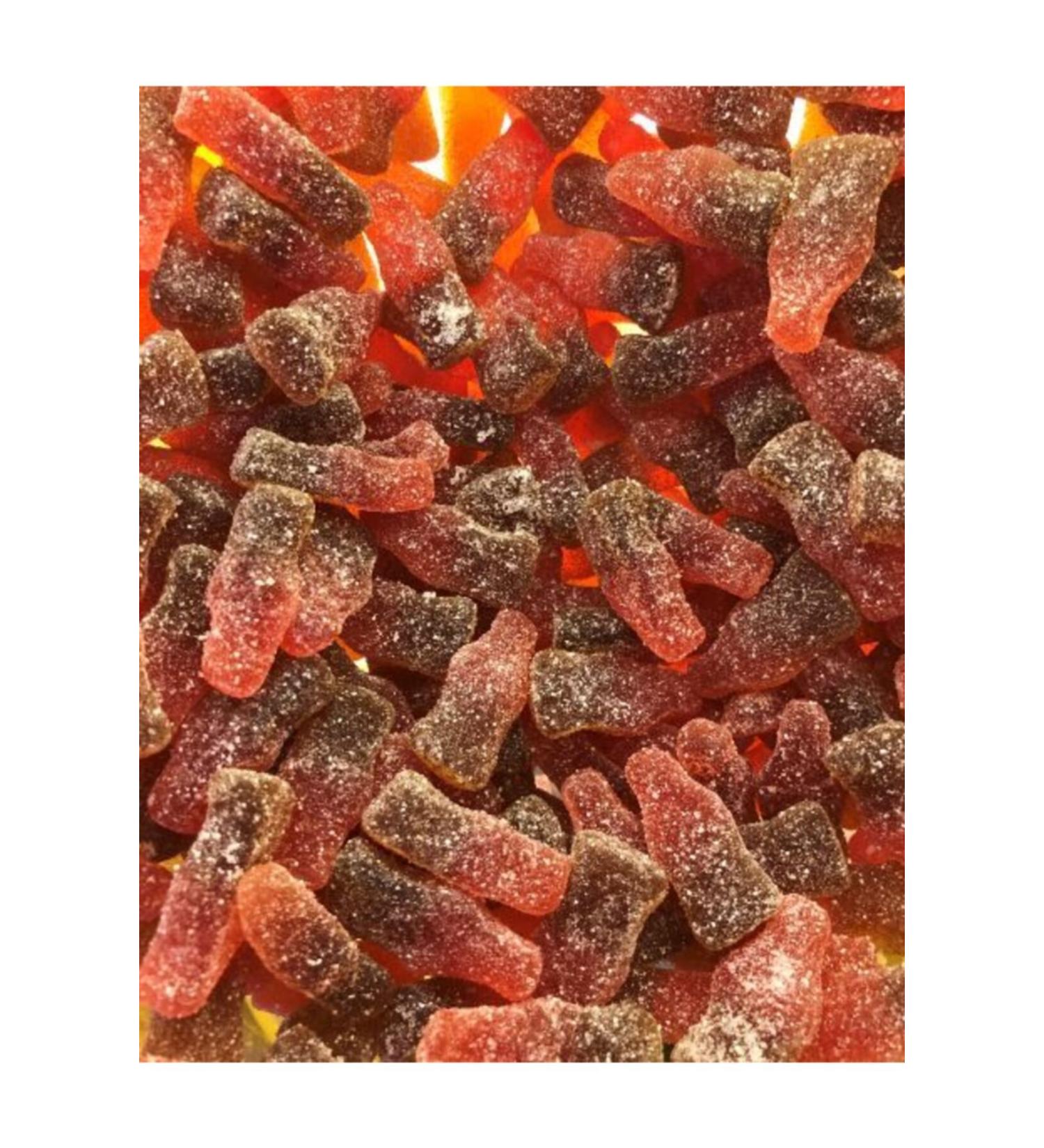 Haribo Fizz Cherry Cola Bottle 1 Kg. Sour Sugar Coated